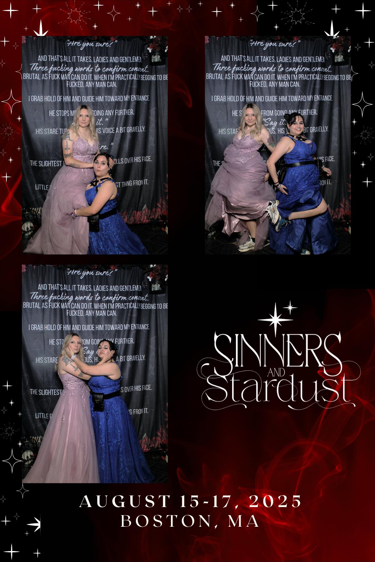 Sinners & Stardust  | View more photos from the event at v1.boothgallery.com/u/HelloPhotoBoothRental/Sinners-Stardust