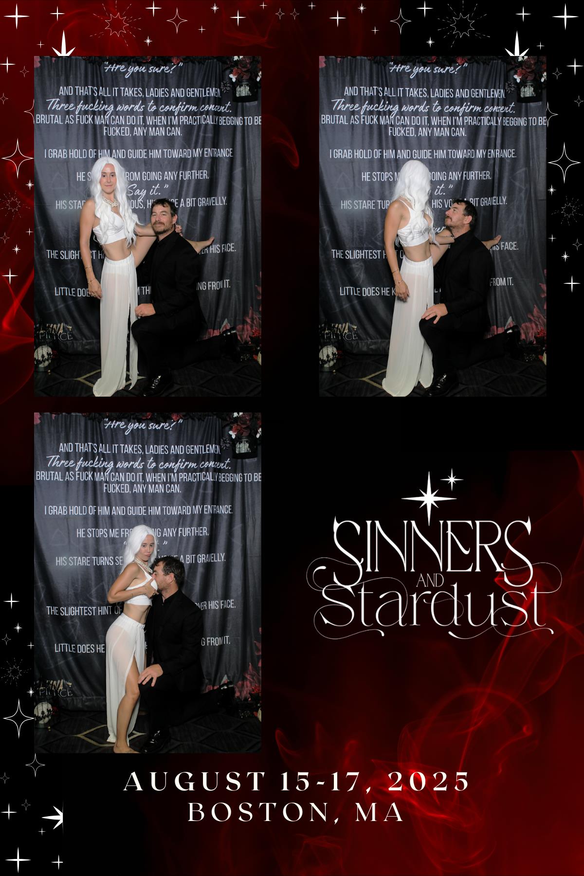 Sinners & Stardust  | View more photos from the event at v1.boothgallery.com/u/HelloPhotoBoothRental/Sinners-Stardust