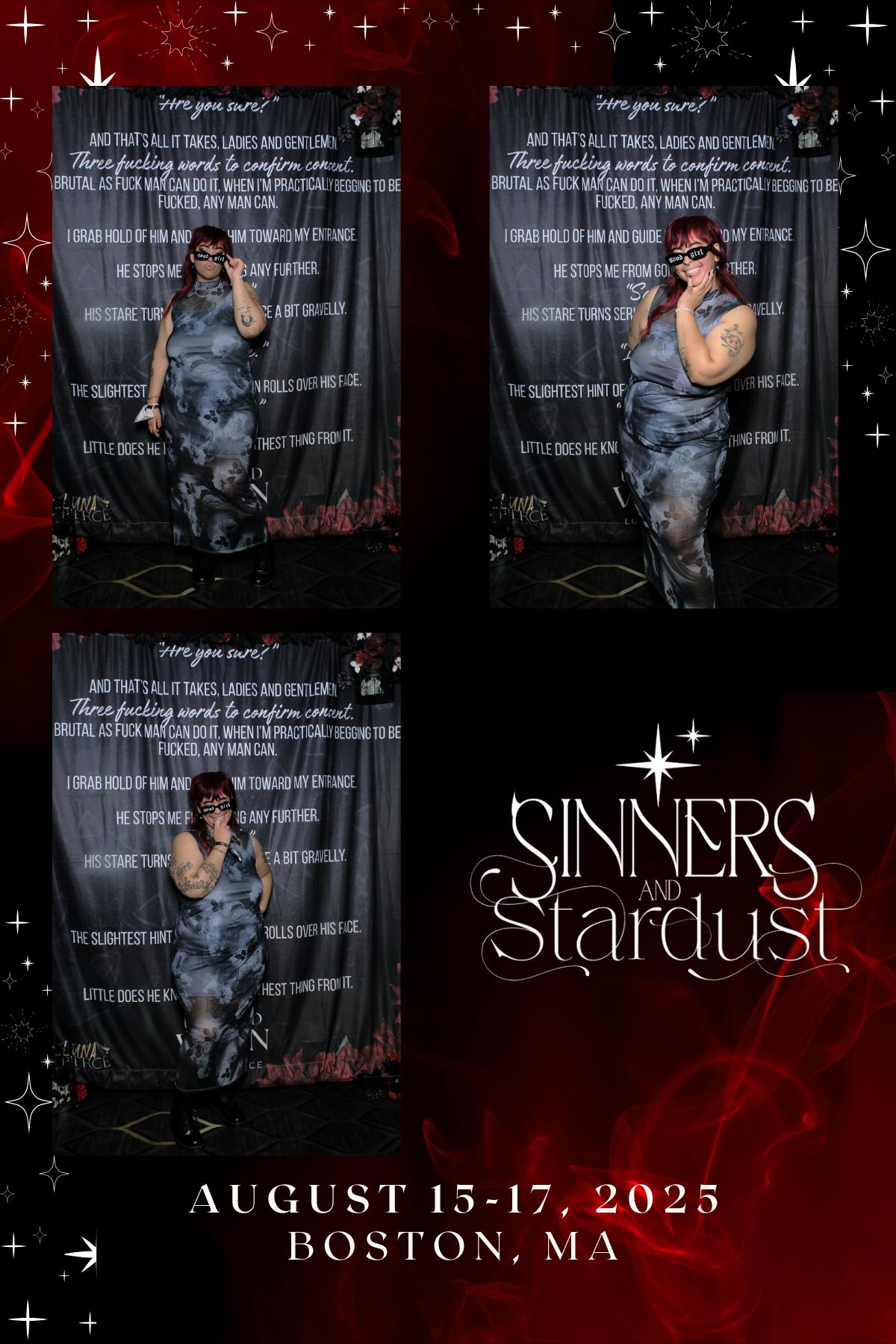 Sinners & Stardust  | View more photos from the event at v1.boothgallery.com/u/HelloPhotoBoothRental/Sinners-Stardust