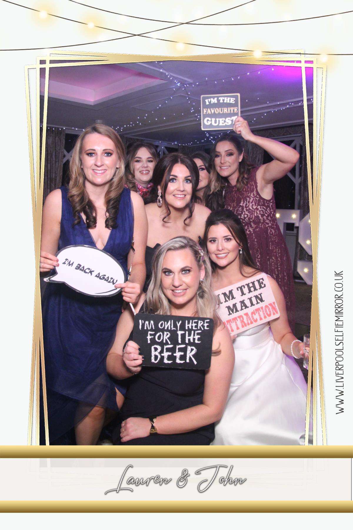Lauren & John's Wedding | View more photos from the event at gallery.liverpoolselfiemirror.co.uk/u/LiverpoolSelfieMirror/Lauren-Johns-Wedding