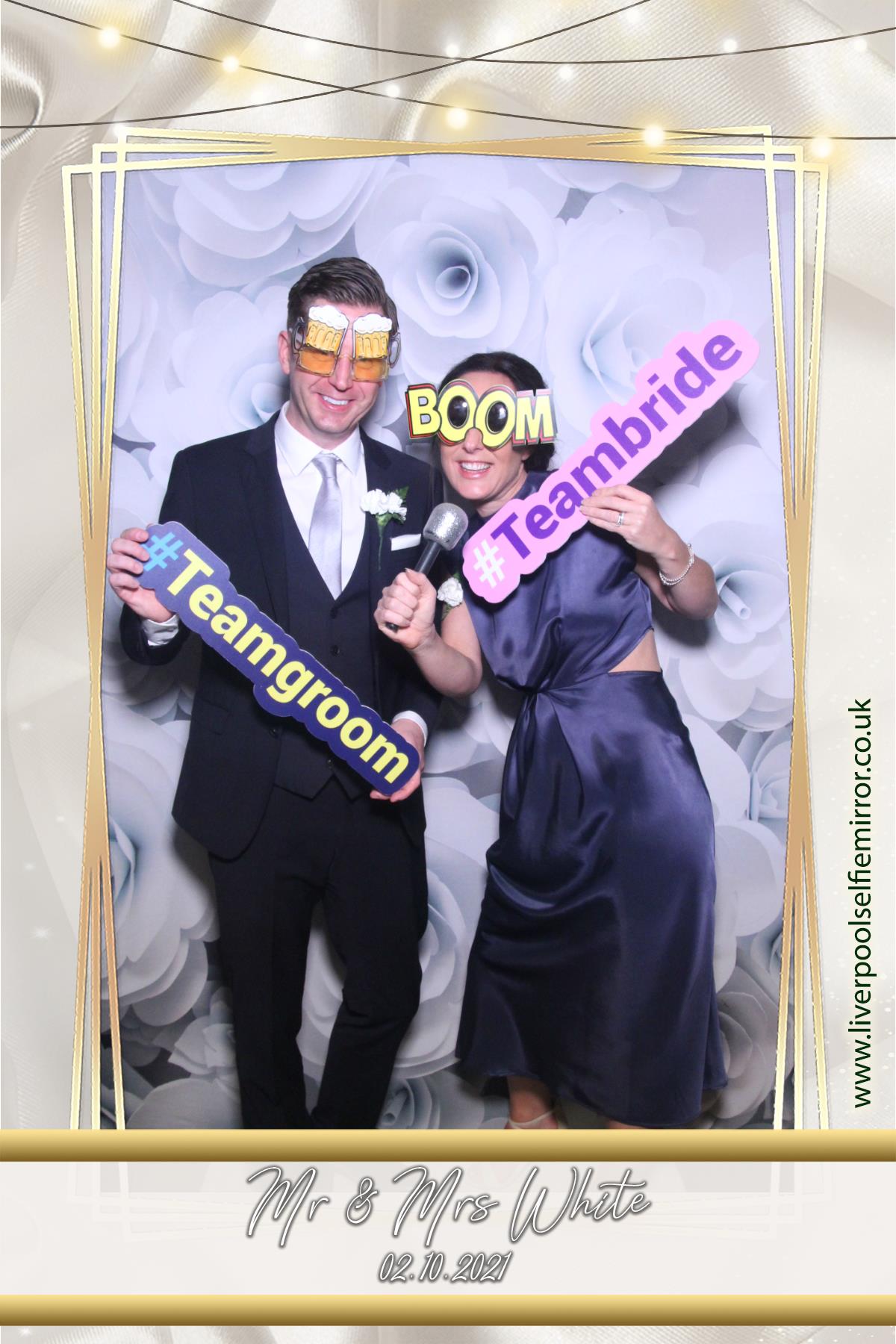 Mr & Mrs White's Wedding  | View more photos from the event at gallery.liverpoolselfiemirror.co.uk/u/LiverpoolSelfieMirror/Mr-Mrs-Whites-Wedding