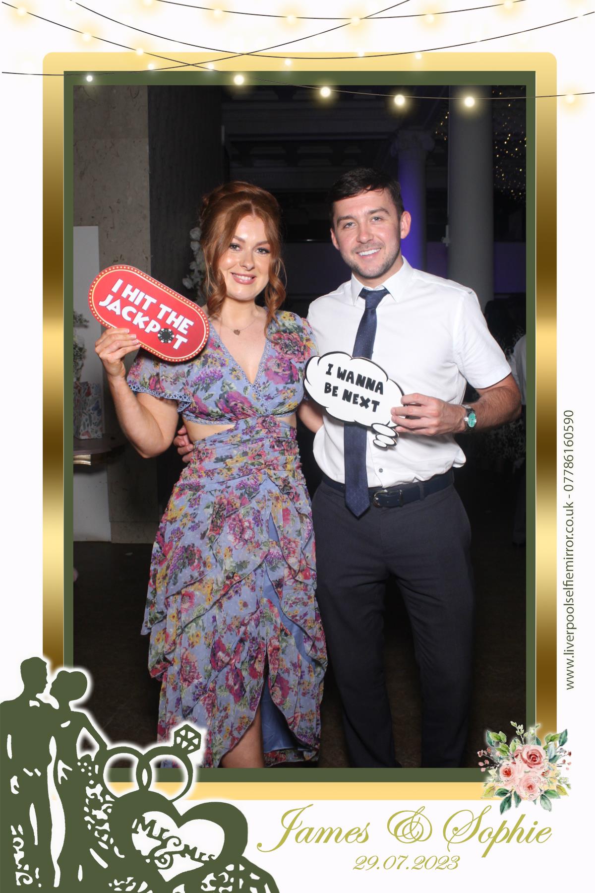 James & Sophie's Wedding | View more photos from the event at gallery.liverpoolselfiemirror.co.uk/u/LiverpoolSelfieMirror/James-Sophies-Wedding