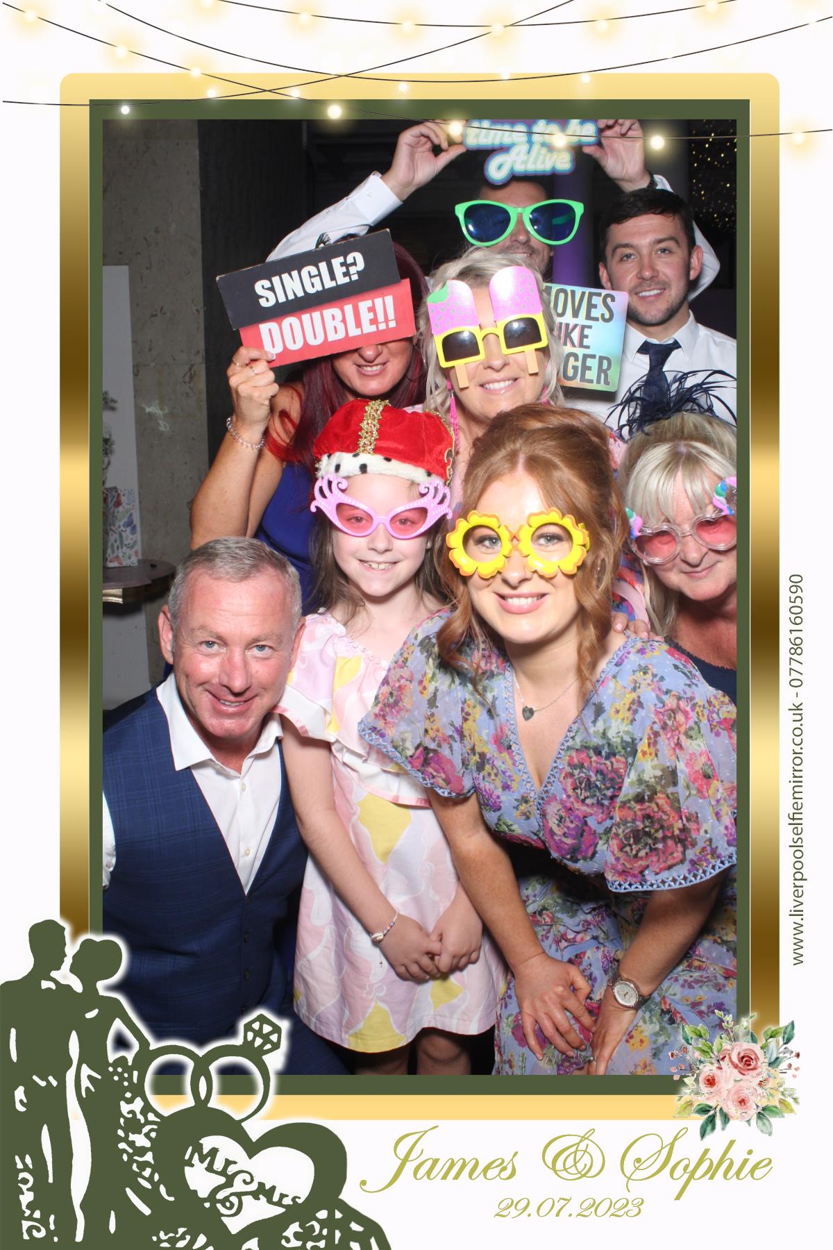 James & Sophie's Wedding | View more photos from the event at gallery.liverpoolselfiemirror.co.uk/u/LiverpoolSelfieMirror/James-Sophies-Wedding