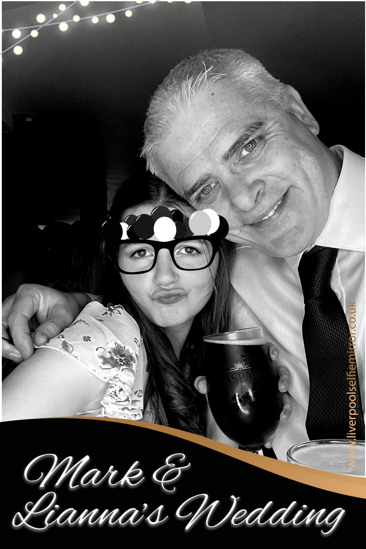 Mark & Lianna's Wedding | View more photos from the event at gallery.liverpoolselfiemirror.co.uk/u/LiverpoolSelfieMirror/Mark-Liannas-Wedding