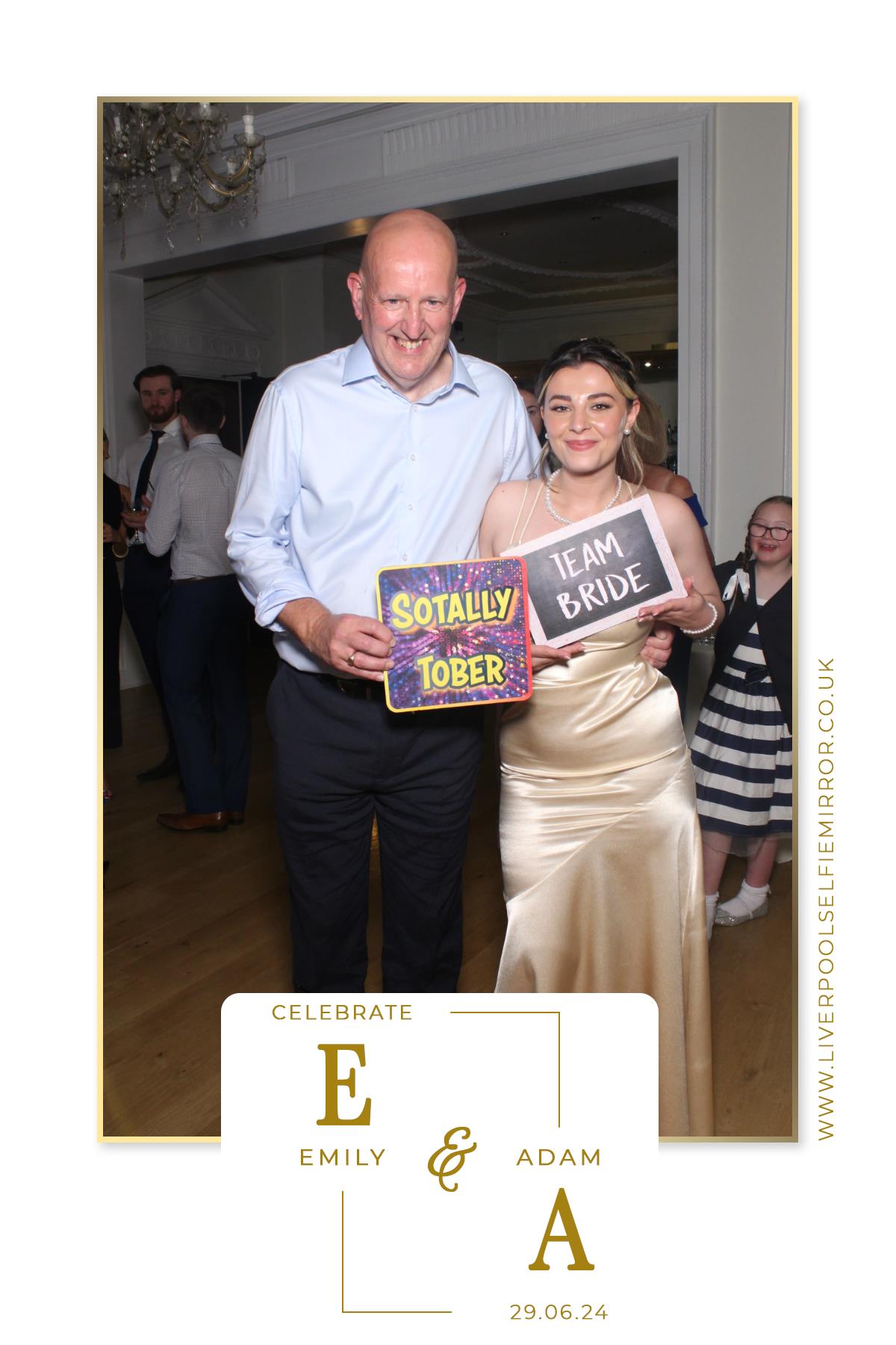 Adam & Emily's Wedding | View more photos from the event at gallery.liverpoolselfiemirror.co.uk/u/LiverpoolSelfieMirror/Adam-Emilys-Wedding