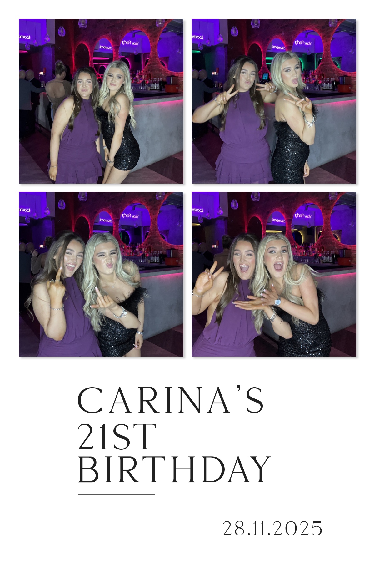 Carina's 21st Birthday | View more photos from the event at gallery.liverpoolselfiemirror.co.uk/u/LiverpoolSelfieMirror/Carinas-21st-Birthday