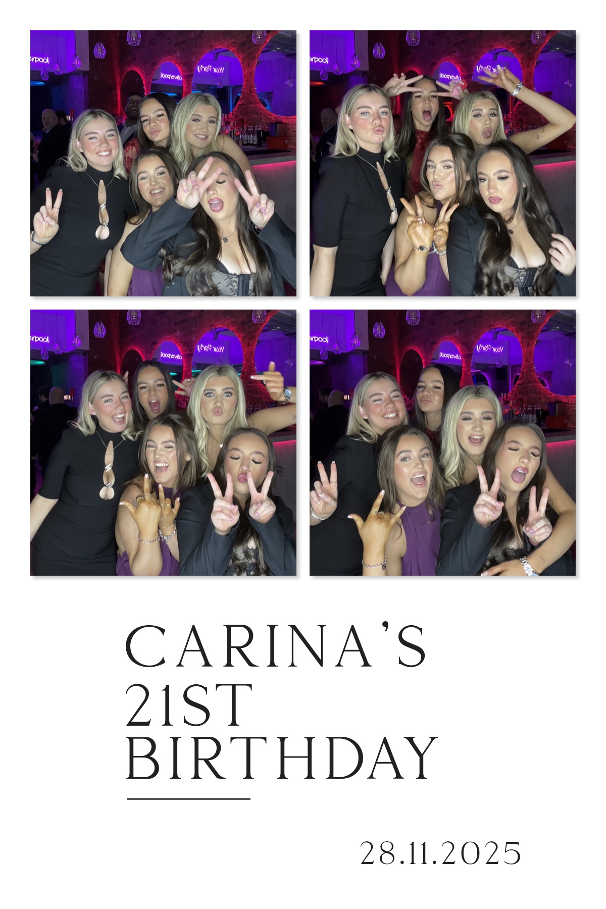 Carina's 21st Birthday | View more photos from the event at gallery.liverpoolselfiemirror.co.uk/u/LiverpoolSelfieMirror/Carinas-21st-Birthday