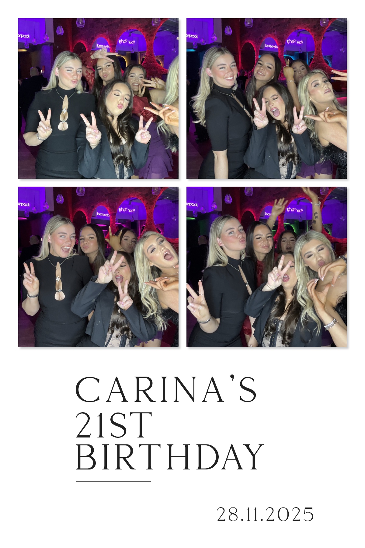 Carina's 21st Birthday | View more photos from the event at gallery.liverpoolselfiemirror.co.uk/u/LiverpoolSelfieMirror/Carinas-21st-Birthday