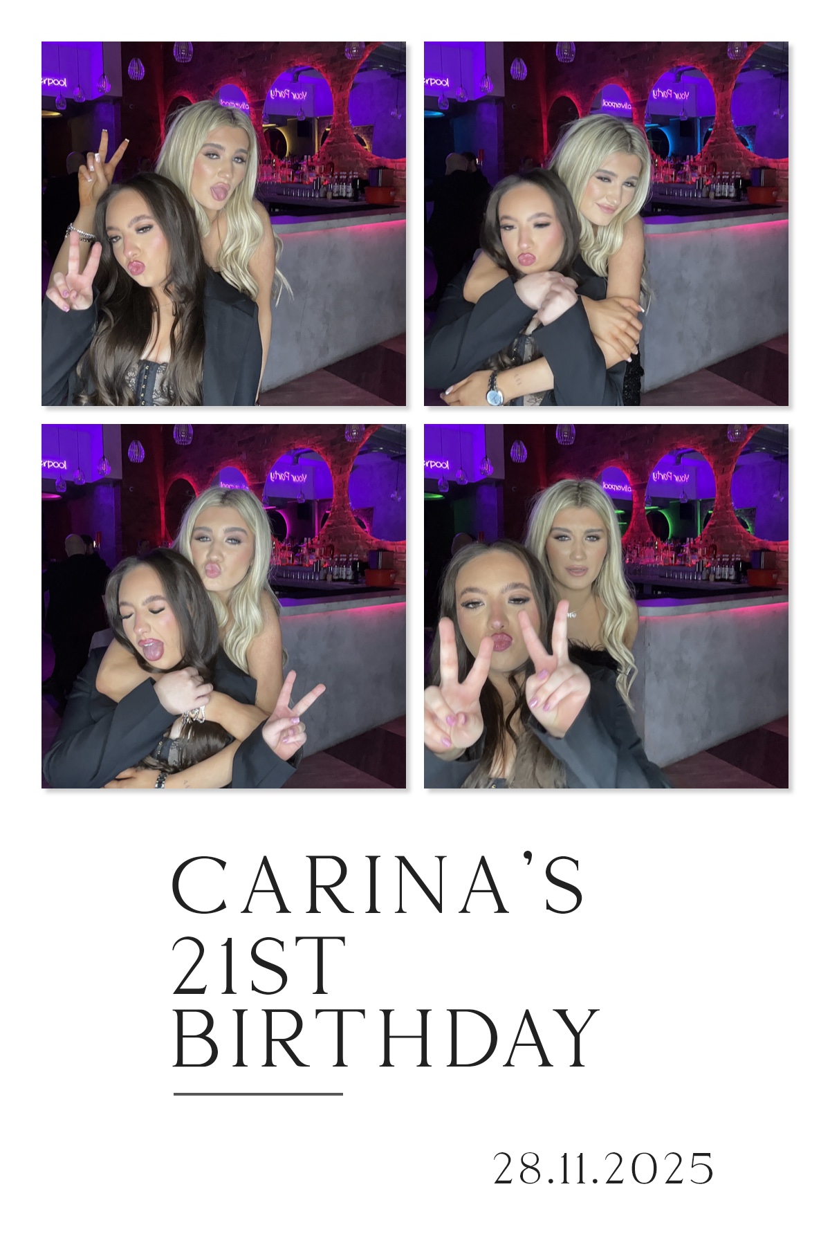 Carina's 21st Birthday | View more photos from the event at gallery.liverpoolselfiemirror.co.uk/u/LiverpoolSelfieMirror/Carinas-21st-Birthday