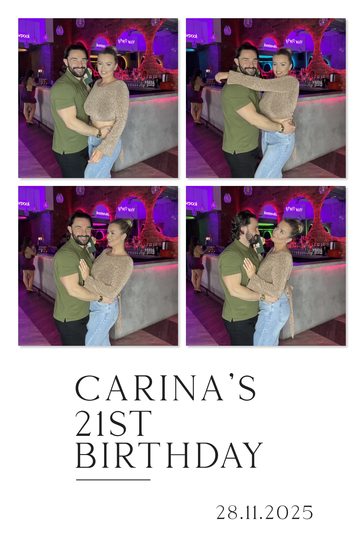 Carina's 21st Birthday | View more photos from the event at gallery.liverpoolselfiemirror.co.uk/u/LiverpoolSelfieMirror/Carinas-21st-Birthday