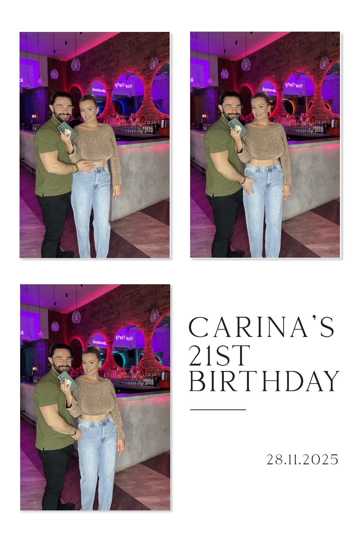 Carina's 21st Birthday | View more photos from the event at gallery.liverpoolselfiemirror.co.uk/u/LiverpoolSelfieMirror/Carinas-21st-Birthday