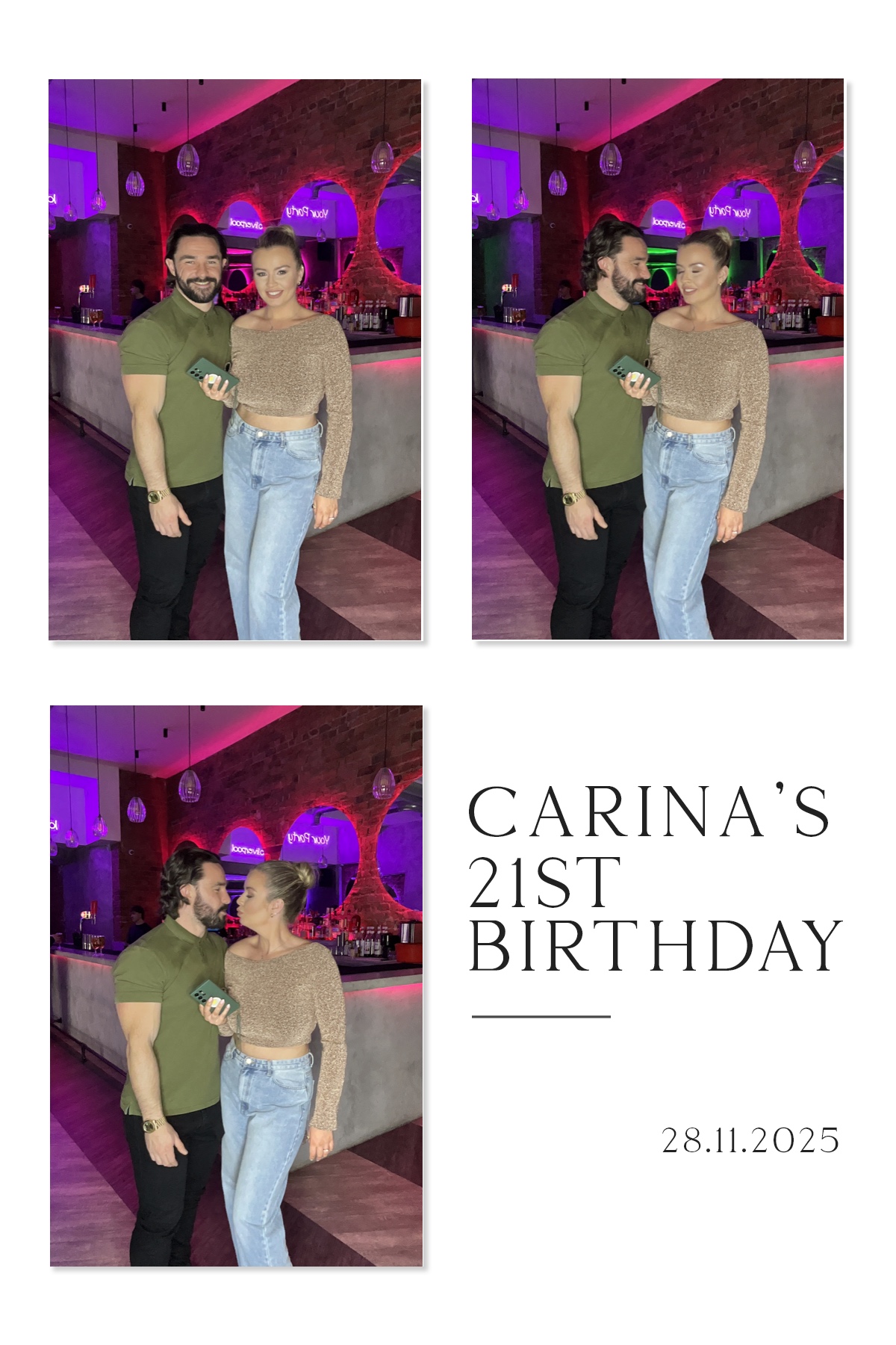 Carina's 21st Birthday | View more photos from the event at gallery.liverpoolselfiemirror.co.uk/u/LiverpoolSelfieMirror/Carinas-21st-Birthday