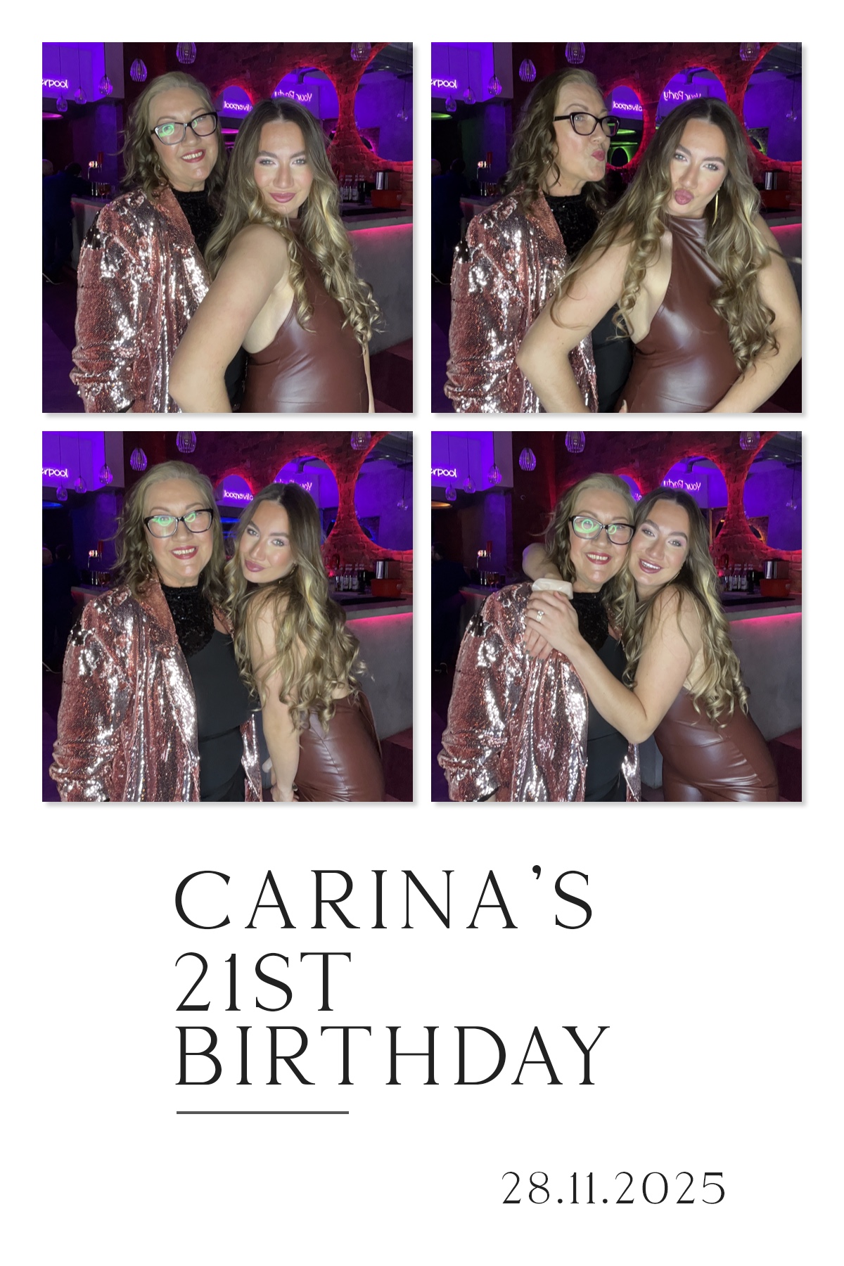 Carina's 21st Birthday | View more photos from the event at gallery.liverpoolselfiemirror.co.uk/u/LiverpoolSelfieMirror/Carinas-21st-Birthday