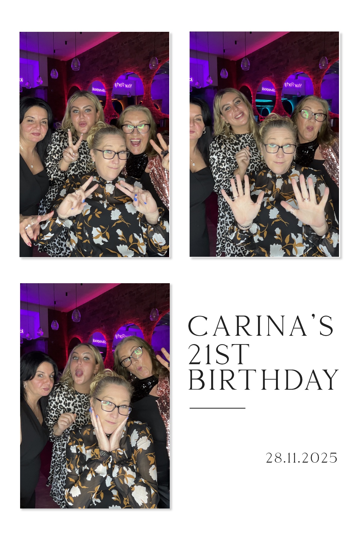 Carina's 21st Birthday | View more photos from the event at gallery.liverpoolselfiemirror.co.uk/u/LiverpoolSelfieMirror/Carinas-21st-Birthday