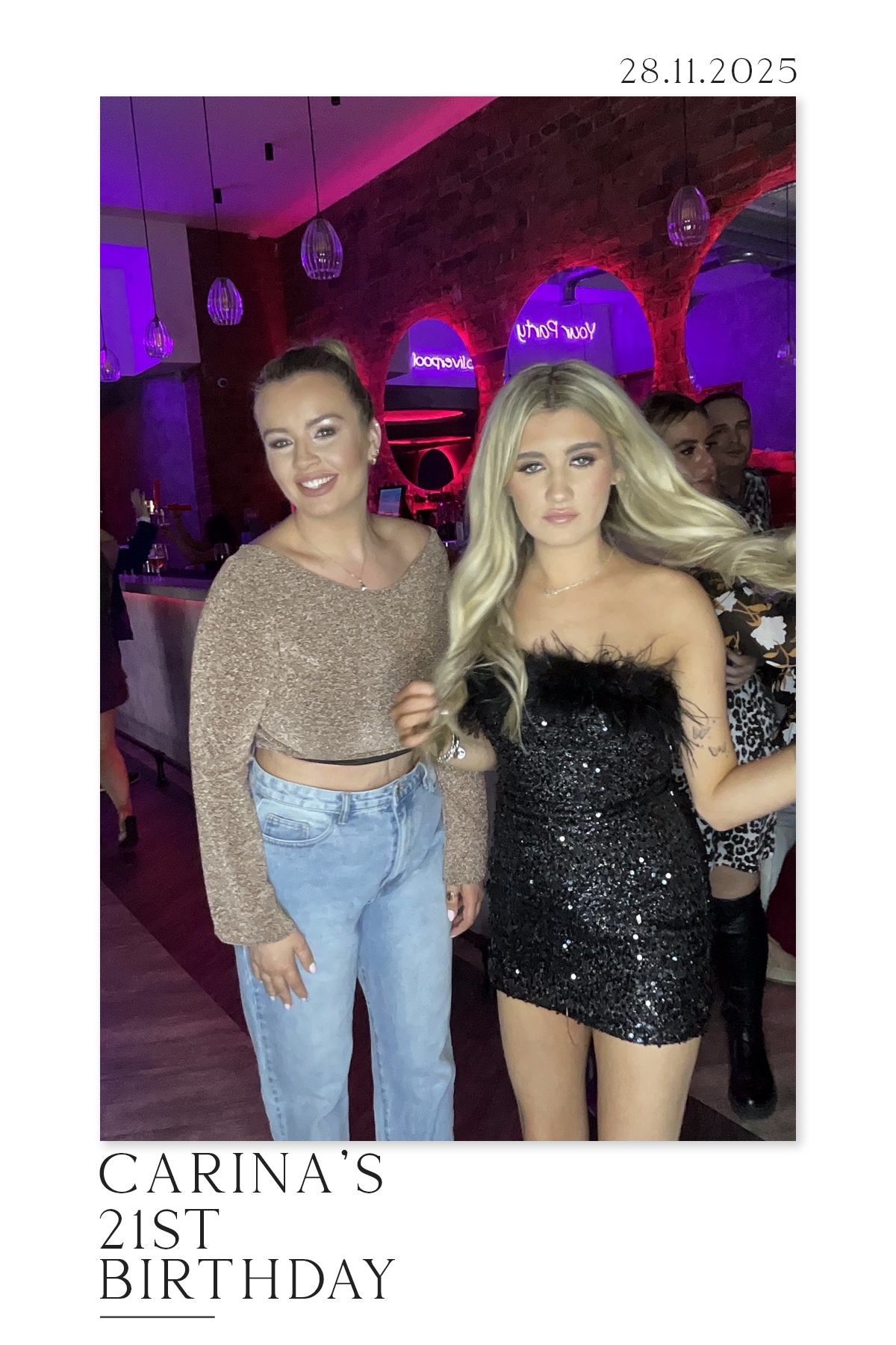 Carina's 21st Birthday | View more photos from the event at gallery.liverpoolselfiemirror.co.uk/u/LiverpoolSelfieMirror/Carinas-21st-Birthday