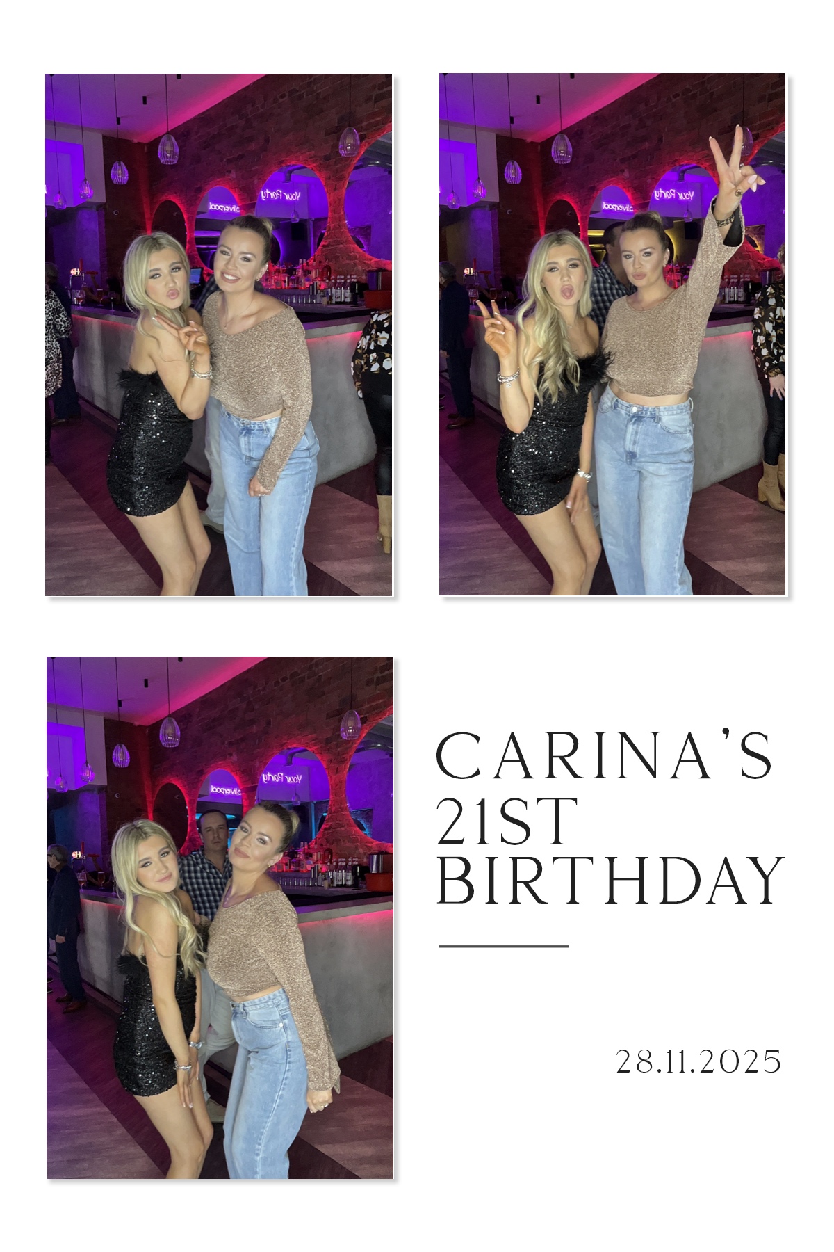 Carina's 21st Birthday | View more photos from the event at gallery.liverpoolselfiemirror.co.uk/u/LiverpoolSelfieMirror/Carinas-21st-Birthday