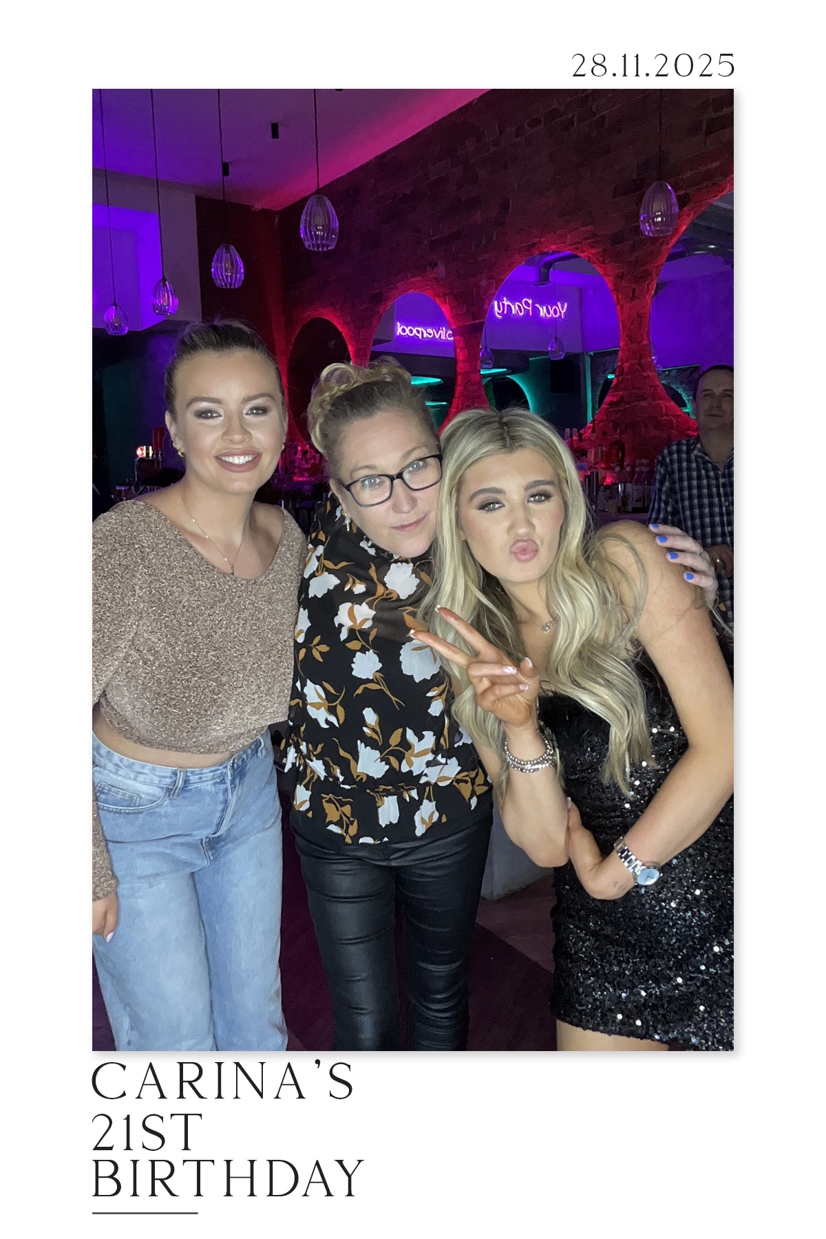 Carina's 21st Birthday | View more photos from the event at gallery.liverpoolselfiemirror.co.uk/u/LiverpoolSelfieMirror/Carinas-21st-Birthday