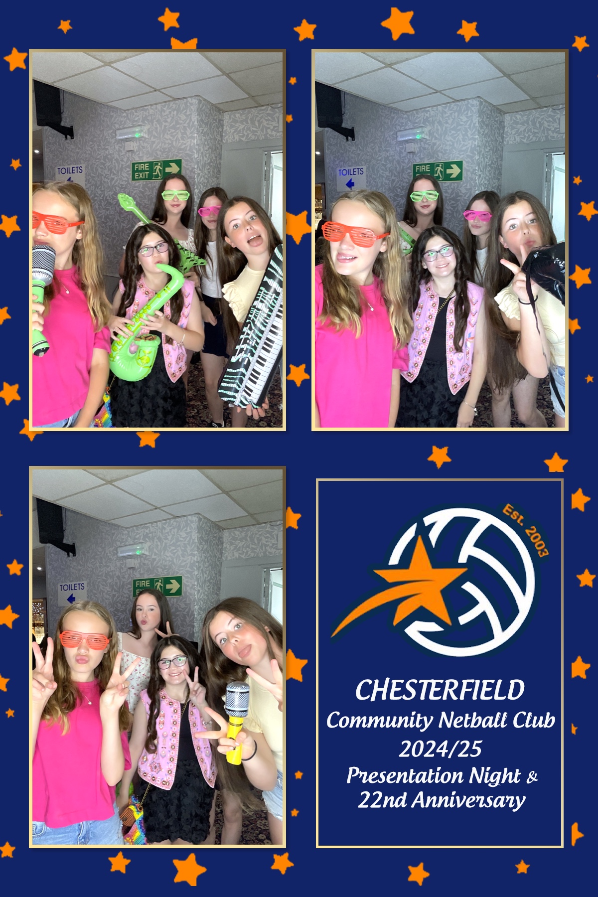 Chesterfield Netball Team 2024/25 | View more photos from the event at gallery.liverpoolselfiemirror.co.uk/u/LiverpoolSelfieMirror/Chesterfield-Netball-Team-202425