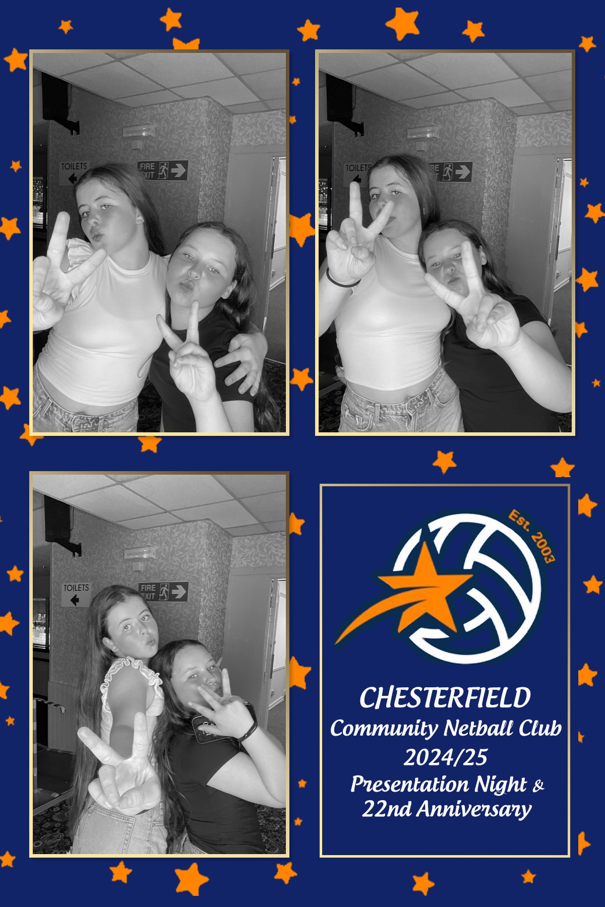 Chesterfield Netball Team 2024/25 | View more photos from the event at gallery.liverpoolselfiemirror.co.uk/u/LiverpoolSelfieMirror/Chesterfield-Netball-Team-202425