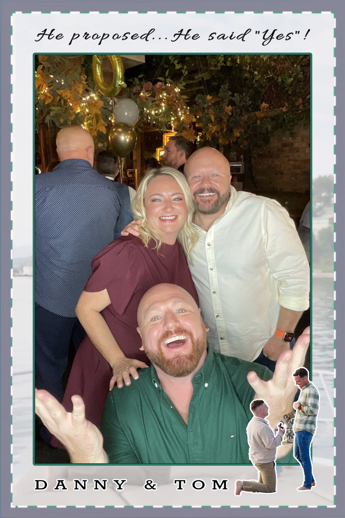 Danny & Tom's Engagement Party | View more photos from the event at gallery.liverpoolselfiemirror.co.uk/u/LiverpoolSelfieMirror/Danny-Toms-Engagement-Party