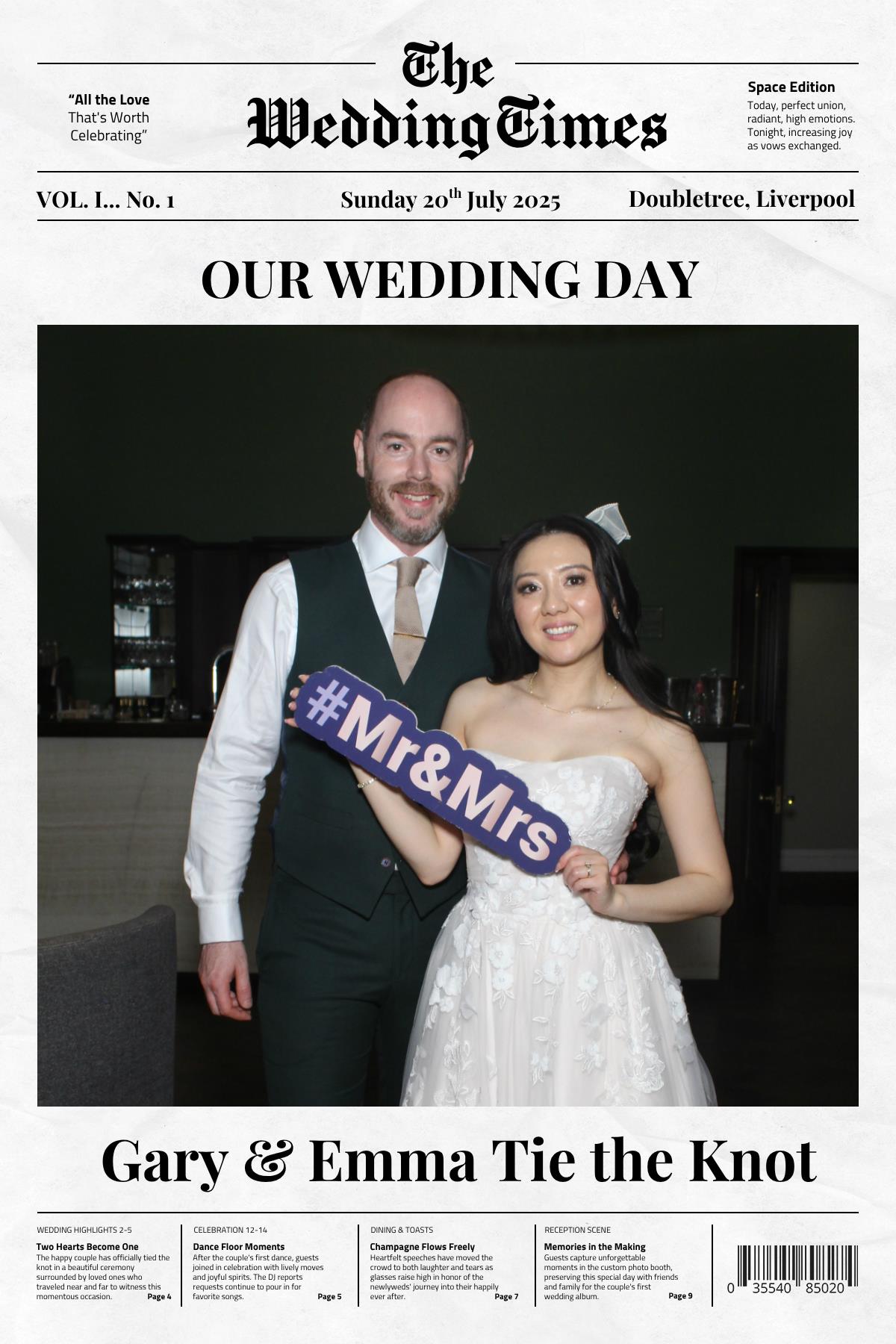 Gary & Emma's Wedding | View more photos from the event at gallery.liverpoolselfiemirror.co.uk/u/LiverpoolSelfieMirror/Gary-Emmas-Wedding