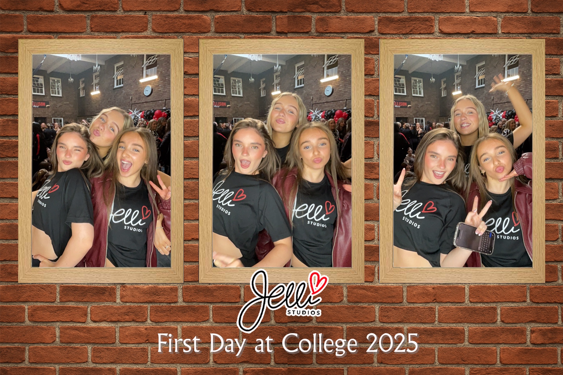 Jelli Studios First Day of College 2025 | View more photos from the event at gallery.liverpoolselfiemirror.co.uk/u/LiverpoolSelfieMirror/Jelli-Studios-First-Day-of-College-2025