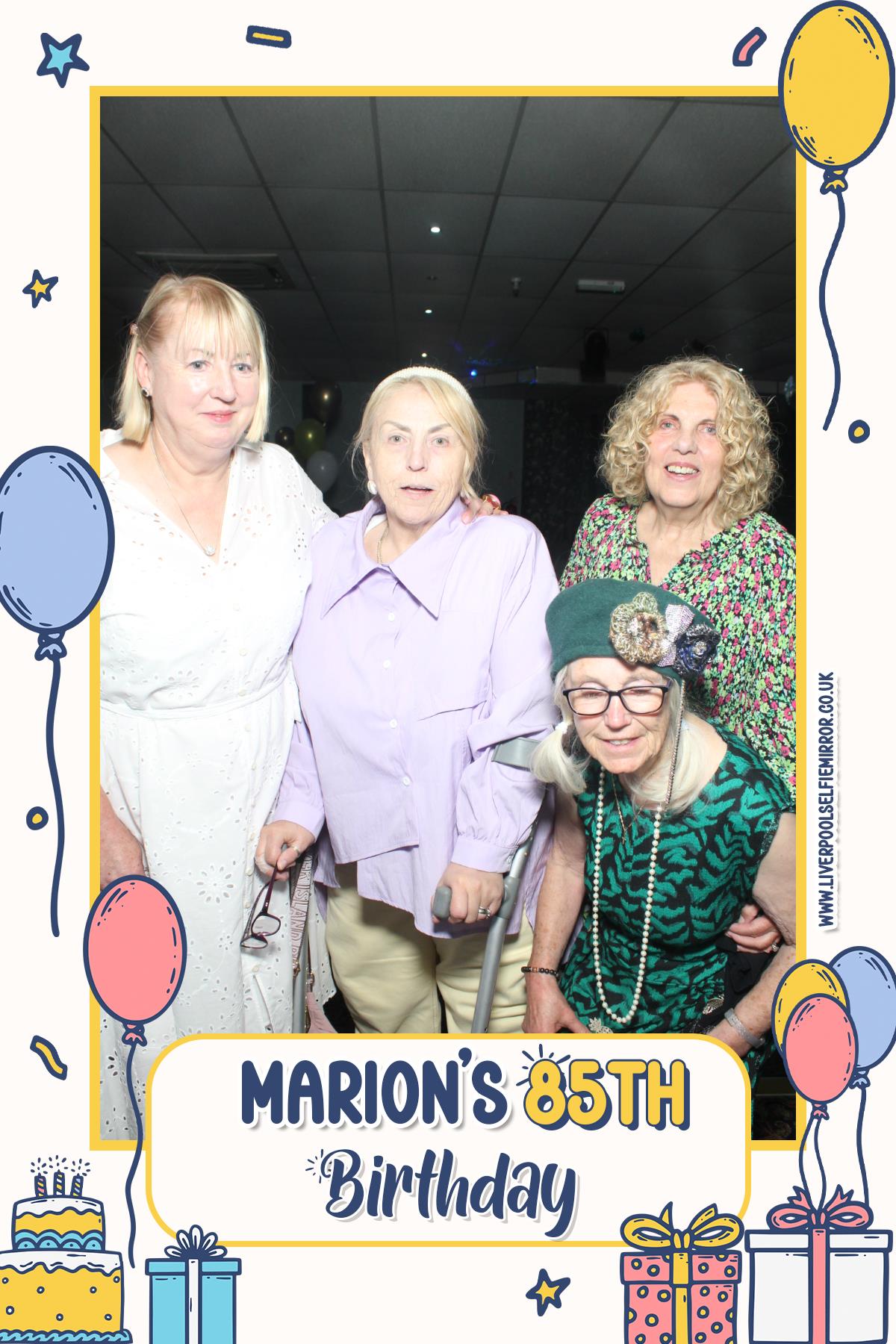 Marion's 85th Birthday | View more photos from the event at gallery.liverpoolselfiemirror.co.uk/u/LiverpoolSelfieMirror/Marions-85th-Birthday