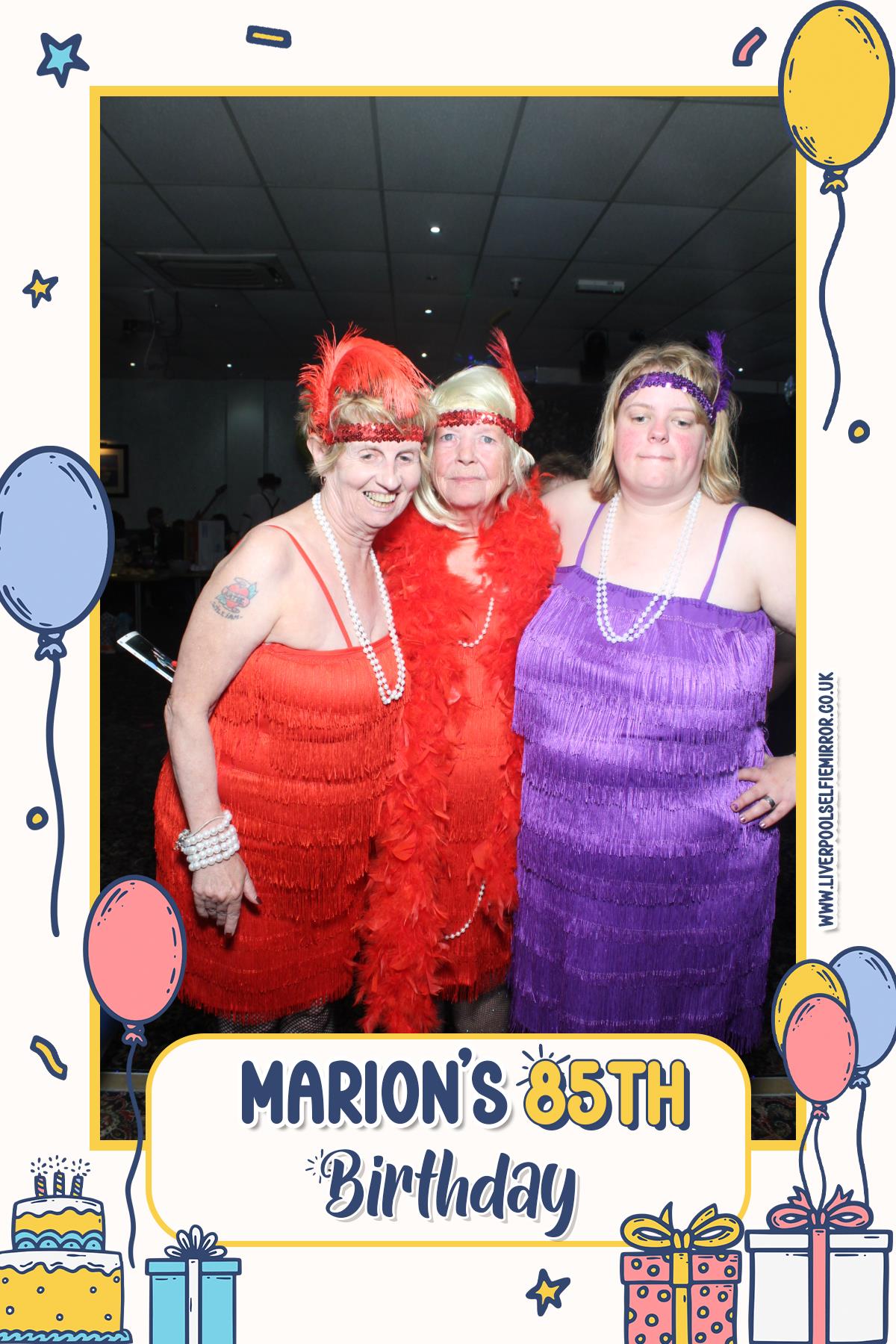 Marion's 85th Birthday | View more photos from the event at gallery.liverpoolselfiemirror.co.uk/u/LiverpoolSelfieMirror/Marions-85th-Birthday