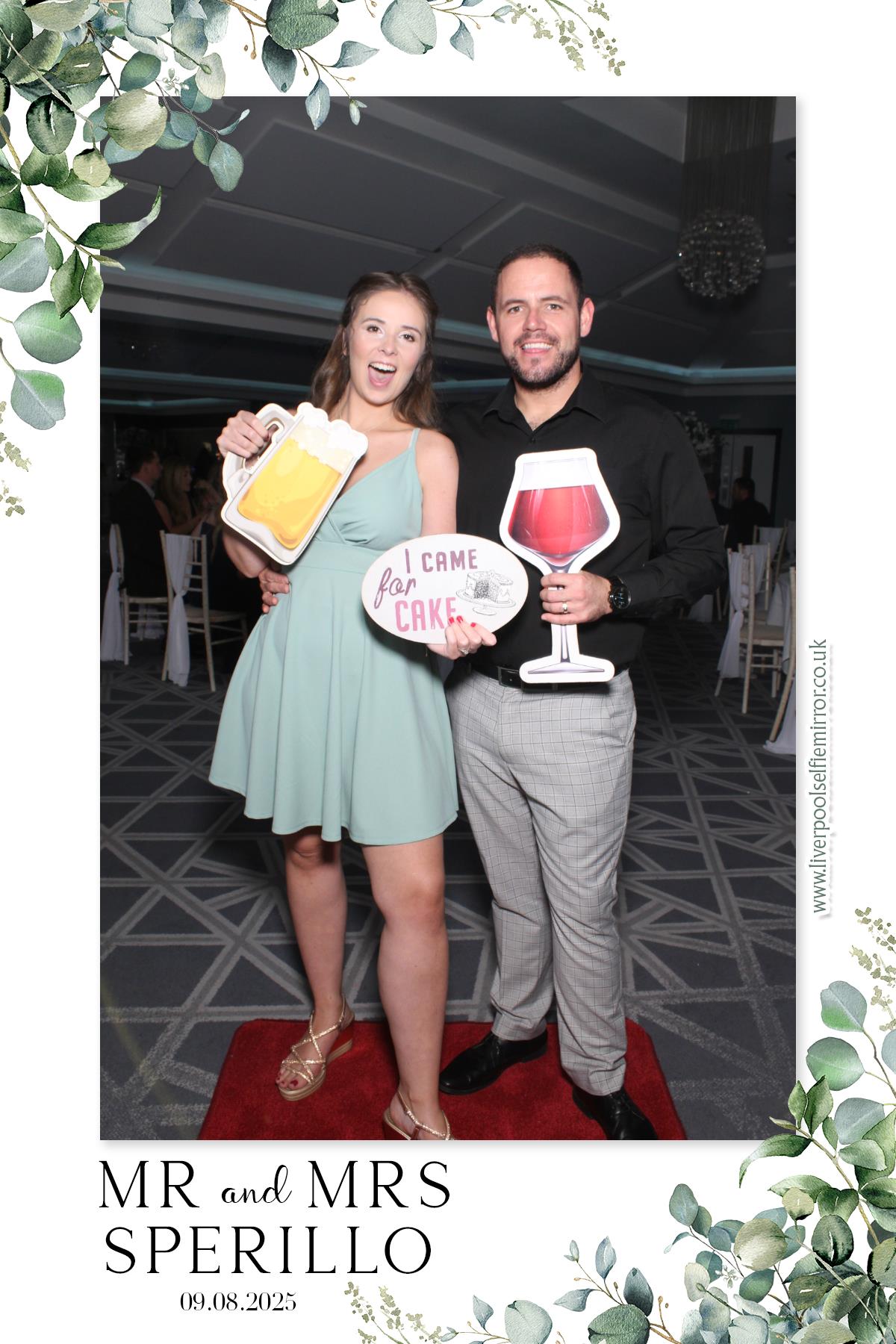 Mr & Mrs Sperillo's Wedding | View more photos from the event at gallery.liverpoolselfiemirror.co.uk/u/LiverpoolSelfieMirror/Mr-Mrs-Sperillos-Wedding