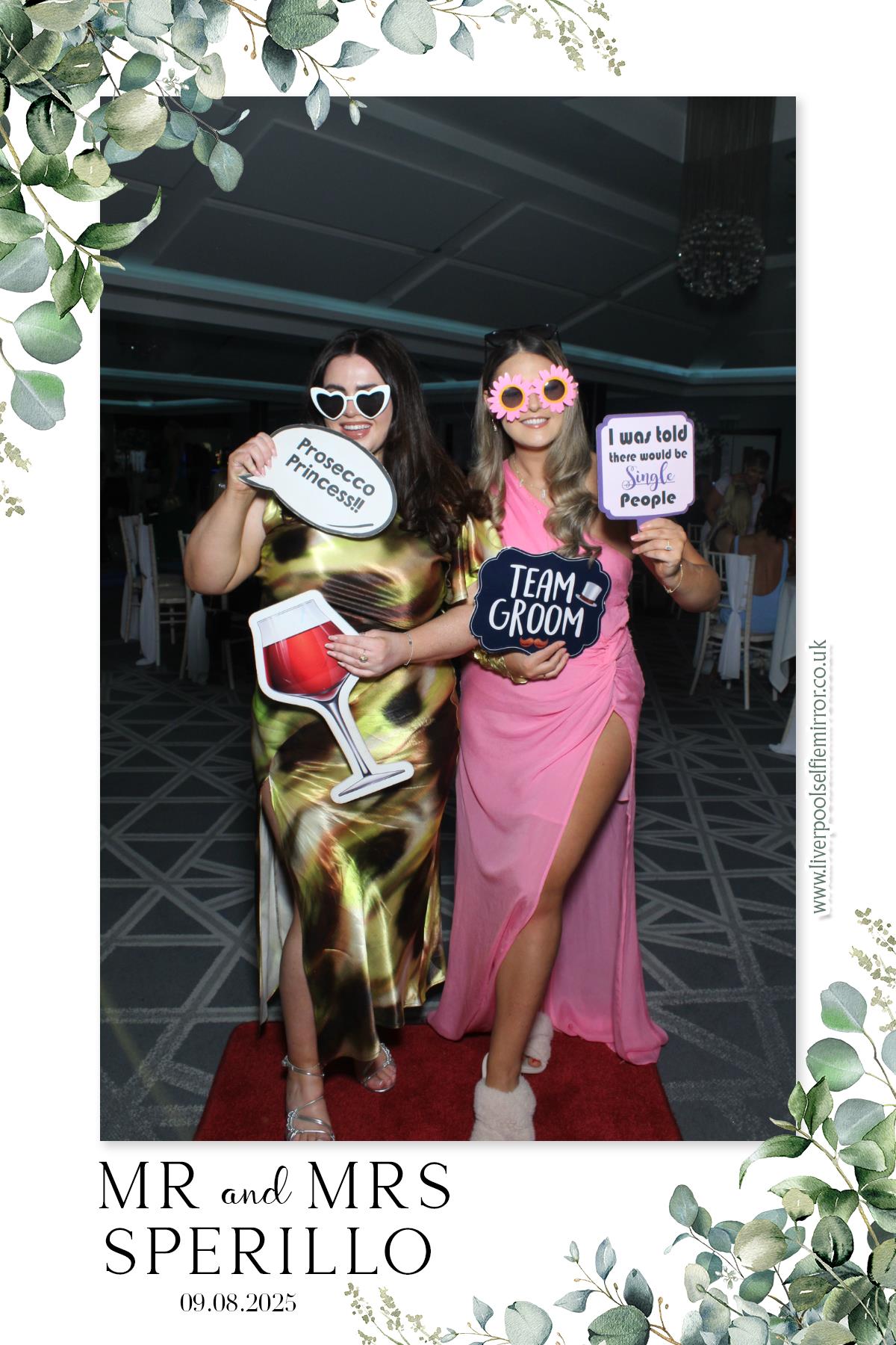 Mr & Mrs Sperillo's Wedding | View more photos from the event at gallery.liverpoolselfiemirror.co.uk/u/LiverpoolSelfieMirror/Mr-Mrs-Sperillos-Wedding