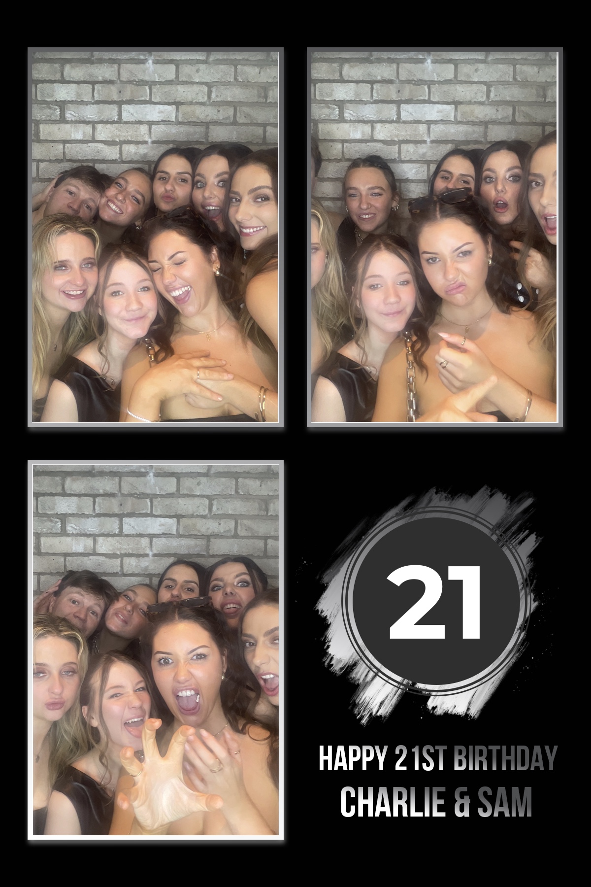 Sam & Charlie's 21st | View more photos from the event at gallery.liverpoolselfiemirror.co.uk/u/LiverpoolSelfieMirror/Sam-Charlies-21st