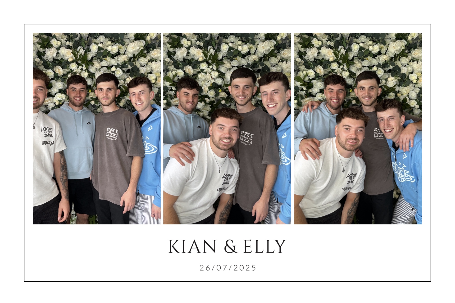 Kian & Elly Photo booth images  | View more photos from the event at gallery.magicimages.uk/u/MagicImages/Kian-Elly-Photo-booth-images