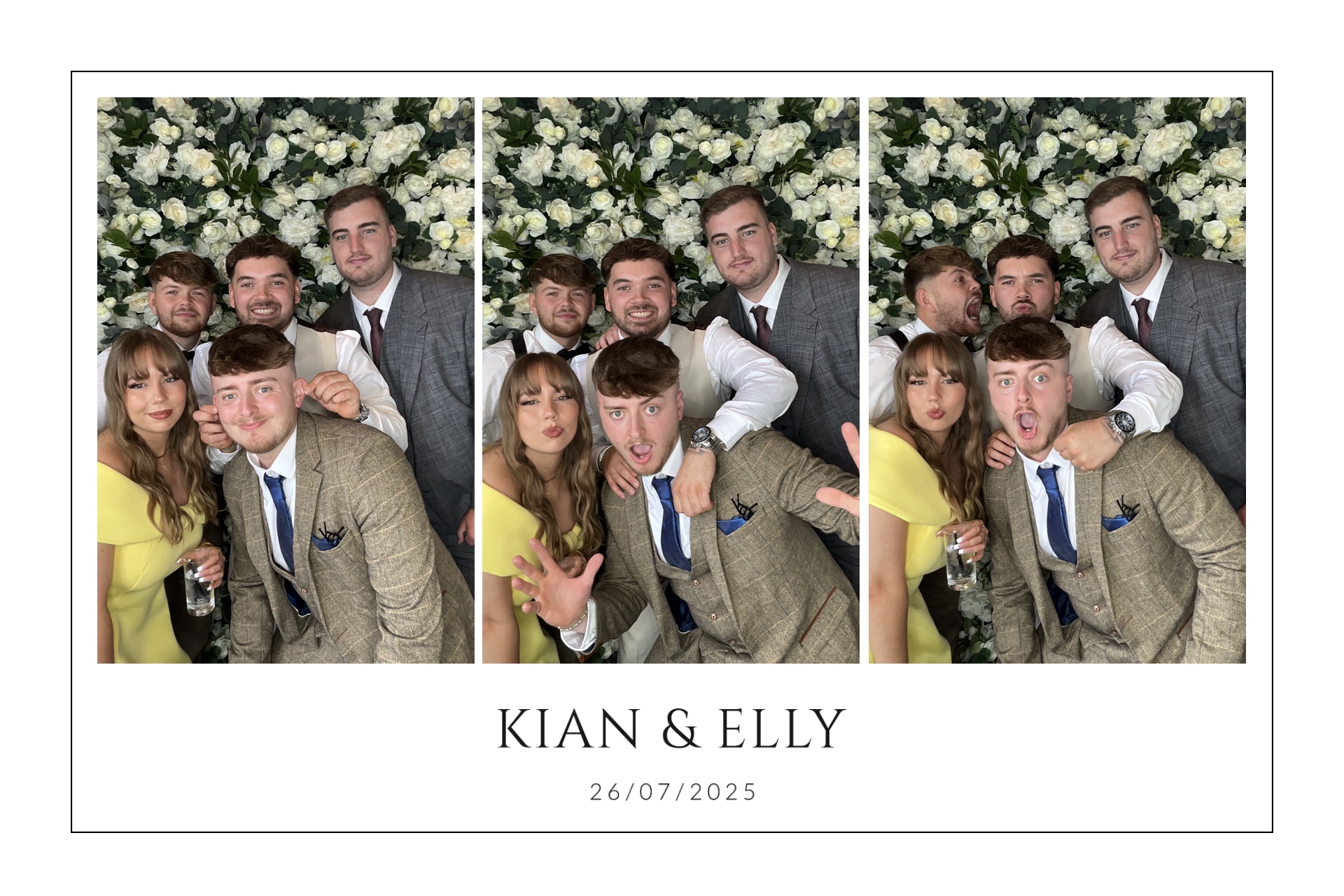 Kian & Elly Photo booth images  | View more photos from the event at gallery.magicimages.uk/u/MagicImages/Kian-Elly-Photo-booth-images