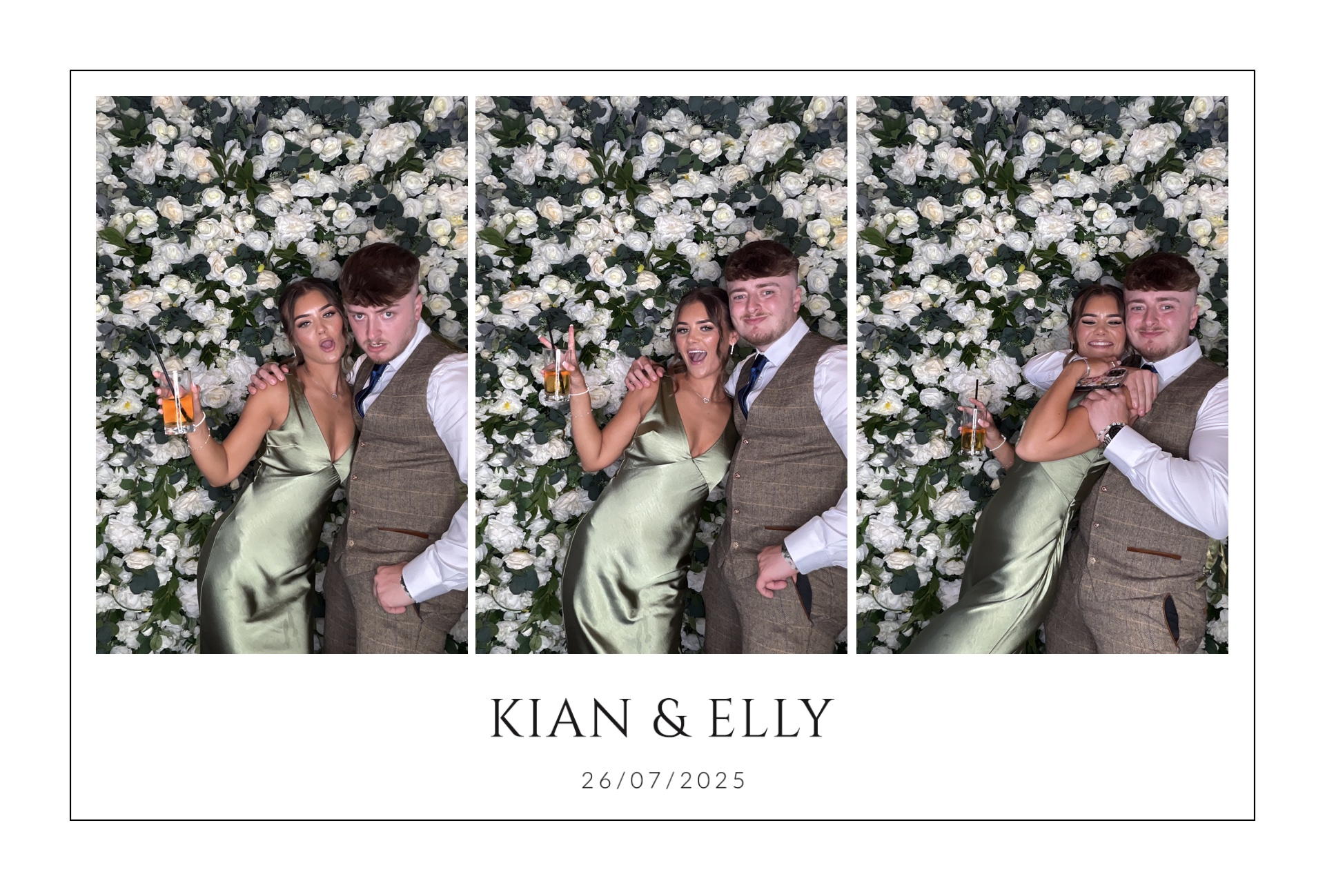 Kian & Elly Photo booth images  | View more photos from the event at gallery.magicimages.uk/u/MagicImages/Kian-Elly-Photo-booth-images