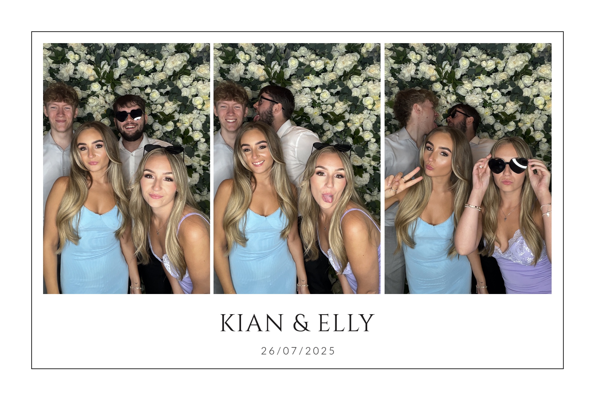 Kian & Elly Photo booth images  | View more photos from the event at gallery.magicimages.uk/u/MagicImages/Kian-Elly-Photo-booth-images