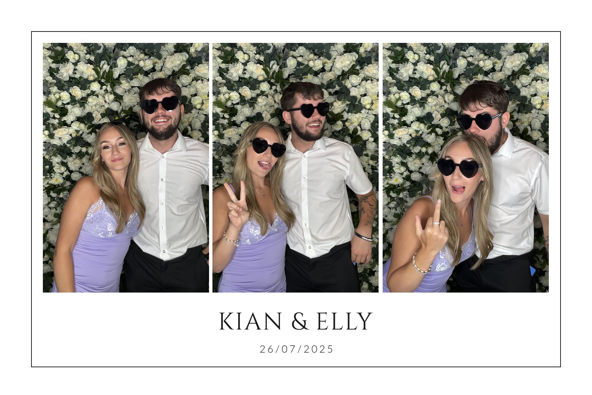 Kian & Elly Photo booth images  | View more photos from the event at gallery.magicimages.uk/u/MagicImages/Kian-Elly-Photo-booth-images