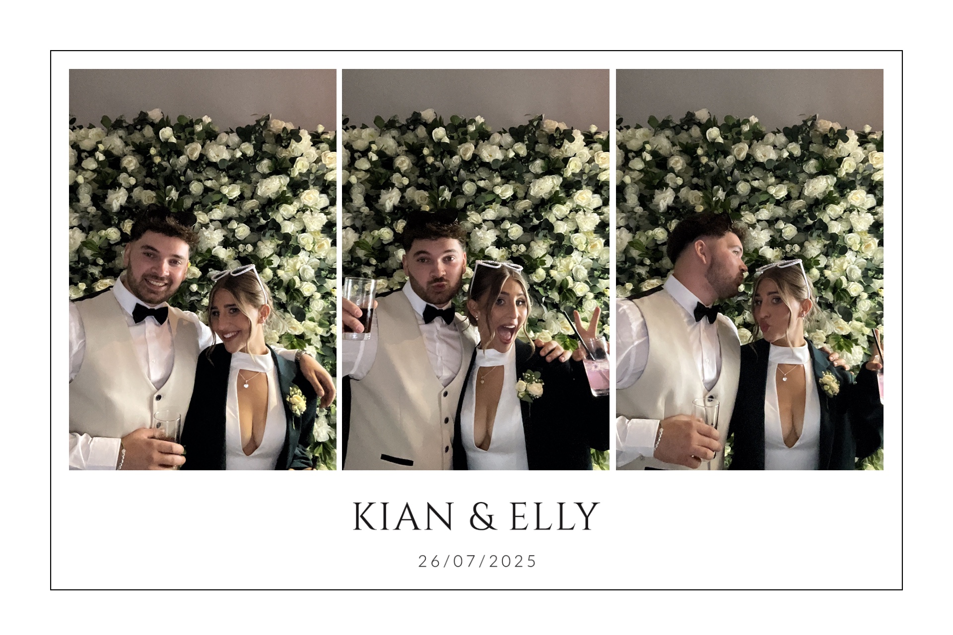 Kian & Elly Photo booth images  | View more photos from the event at gallery.magicimages.uk/u/MagicImages/Kian-Elly-Photo-booth-images