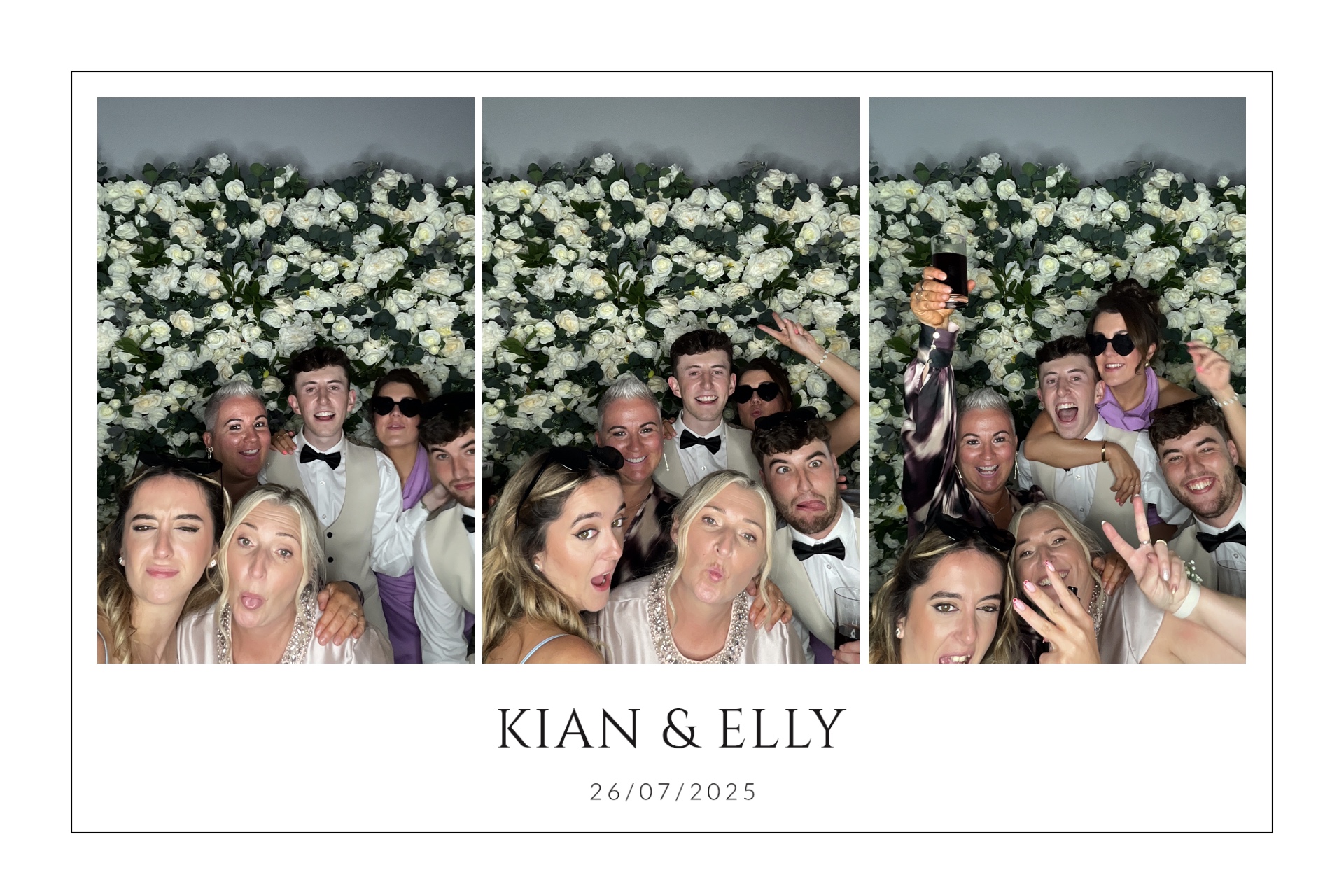 Kian & Elly Photo booth images  | View more photos from the event at gallery.magicimages.uk/u/MagicImages/Kian-Elly-Photo-booth-images