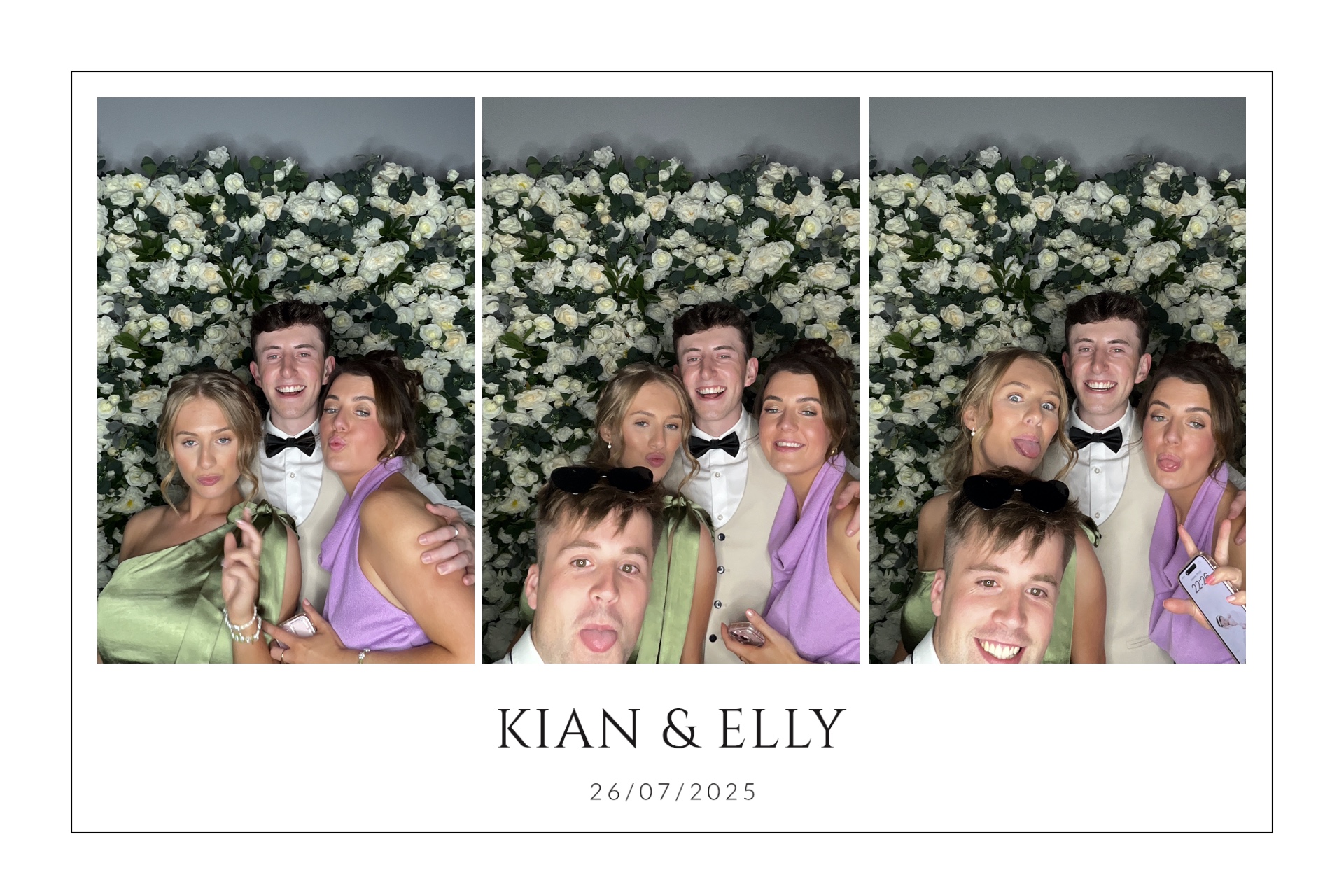 Kian & Elly Photo booth images  | View more photos from the event at gallery.magicimages.uk/u/MagicImages/Kian-Elly-Photo-booth-images