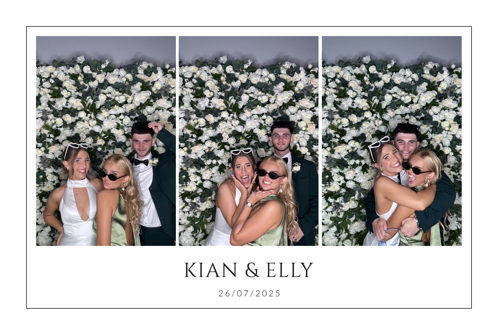 Kian & Elly Photo booth images  | View more photos from the event at gallery.magicimages.uk/u/MagicImages/Kian-Elly-Photo-booth-images