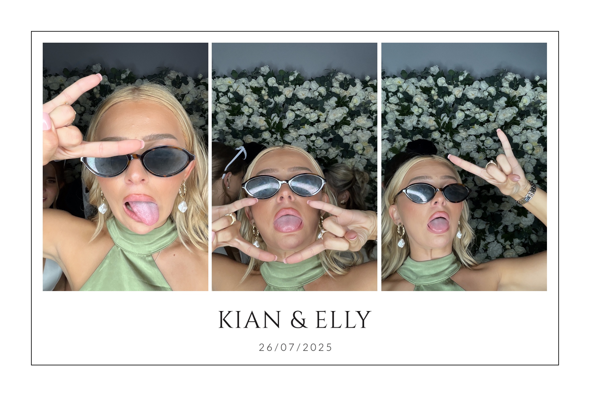 Kian & Elly Photo booth images  | View more photos from the event at gallery.magicimages.uk/u/MagicImages/Kian-Elly-Photo-booth-images