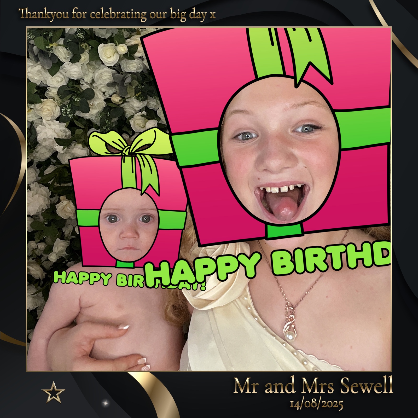 Mr & Mrs Sewell photo booth images  | View more photos from the event at gallery.magicimages.uk/u/MagicImages/Mr-Mrs-Sewell-photo-booth-images