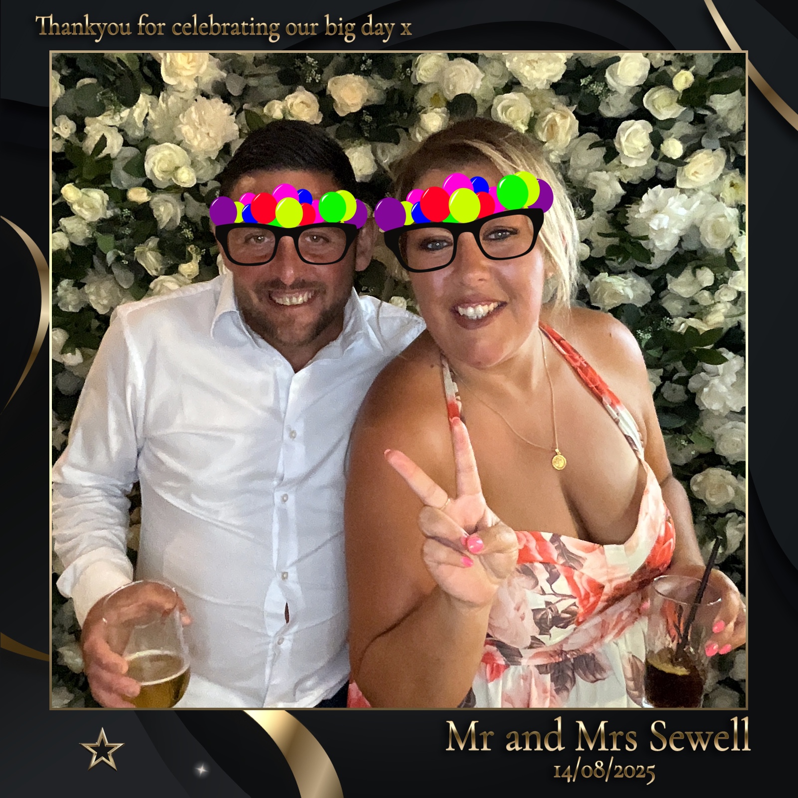 Mr & Mrs Sewell photo booth images  | View more photos from the event at gallery.magicimages.uk/u/MagicImages/Mr-Mrs-Sewell-photo-booth-images