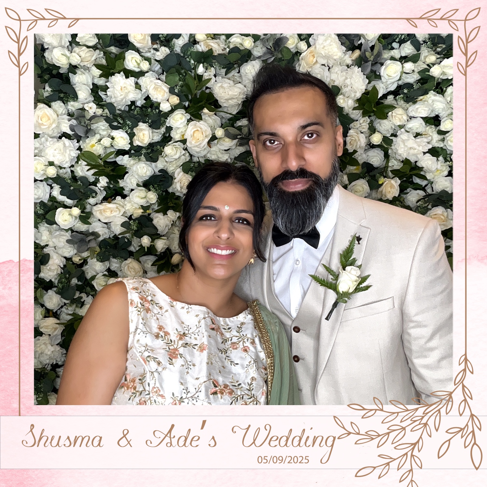 Shusma & Ade’s Wedding photo booth images  | View more photos from the event at gallery.magicimages.uk/u/MagicImages/Shusma-Ade’s-Wedding-photo-booth-images