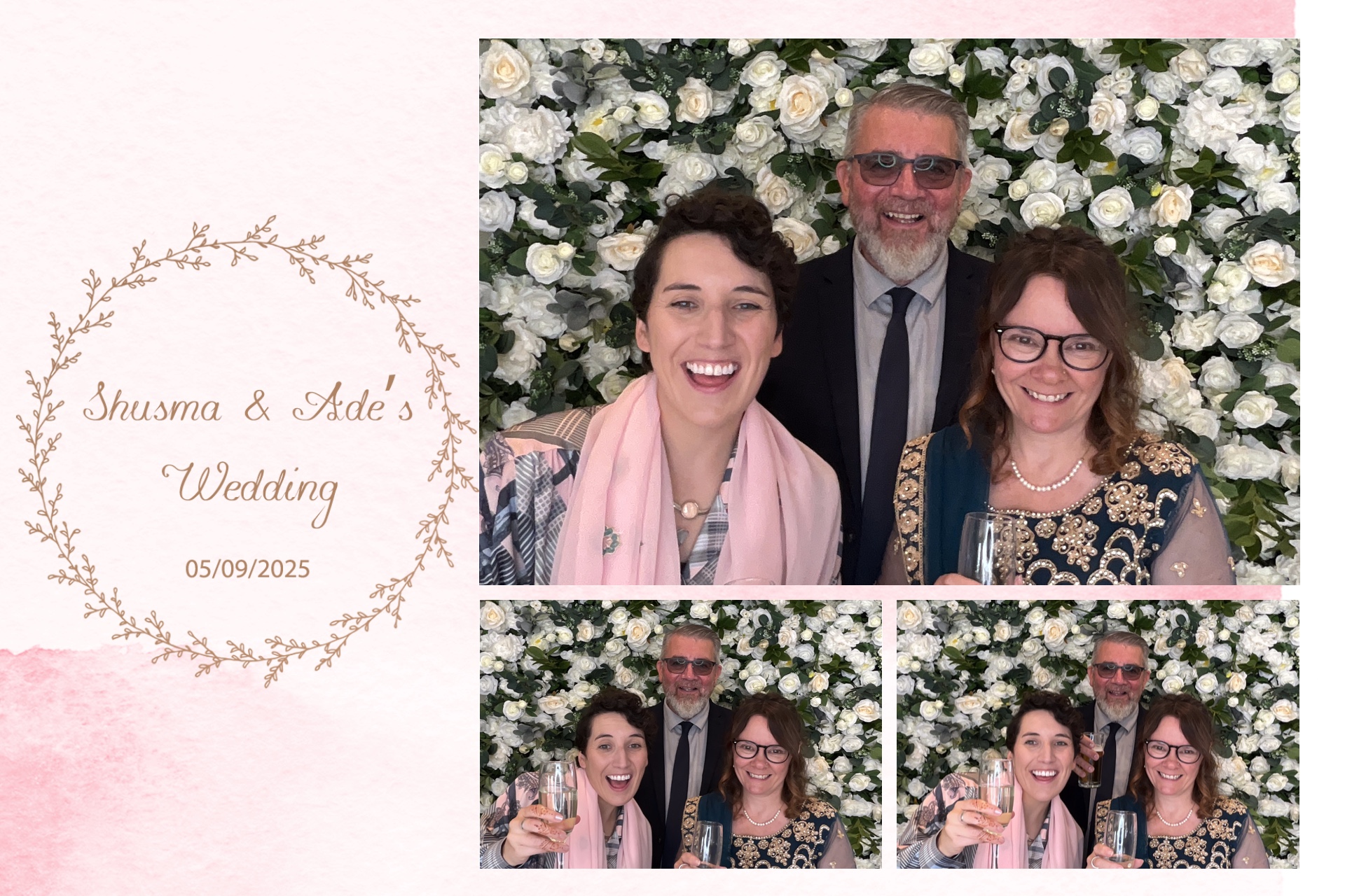 Shusma & Ade’s Wedding photo booth images  | View more photos from the event at gallery.magicimages.uk/u/MagicImages/Shusma-Ade’s-Wedding-photo-booth-images