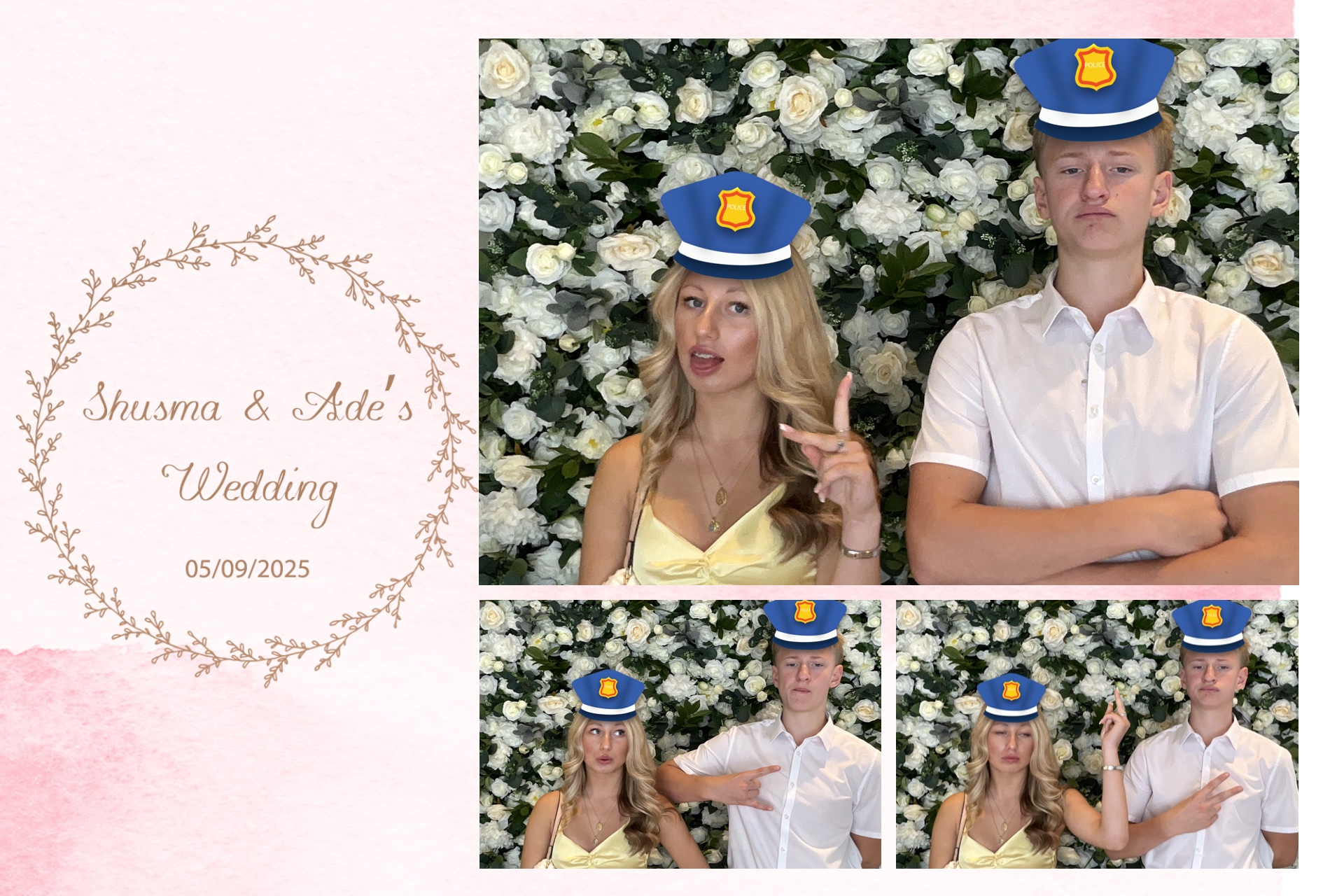 Shusma & Ade’s Wedding photo booth images  | View more photos from the event at gallery.magicimages.uk/u/MagicImages/Shusma-Ade’s-Wedding-photo-booth-images