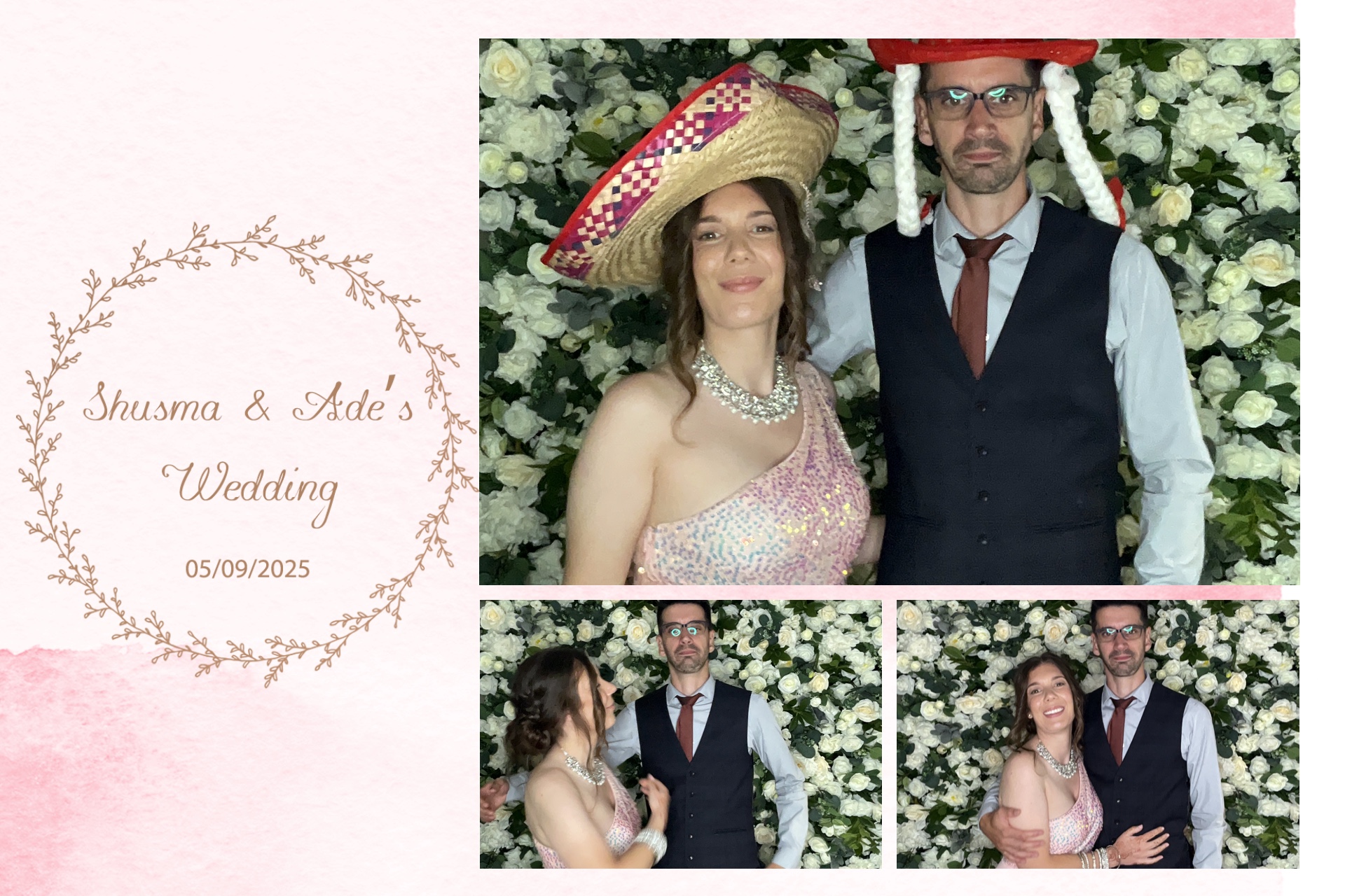 Shusma & Ade’s Wedding photo booth images  | View more photos from the event at gallery.magicimages.uk/u/MagicImages/Shusma-Ade’s-Wedding-photo-booth-images