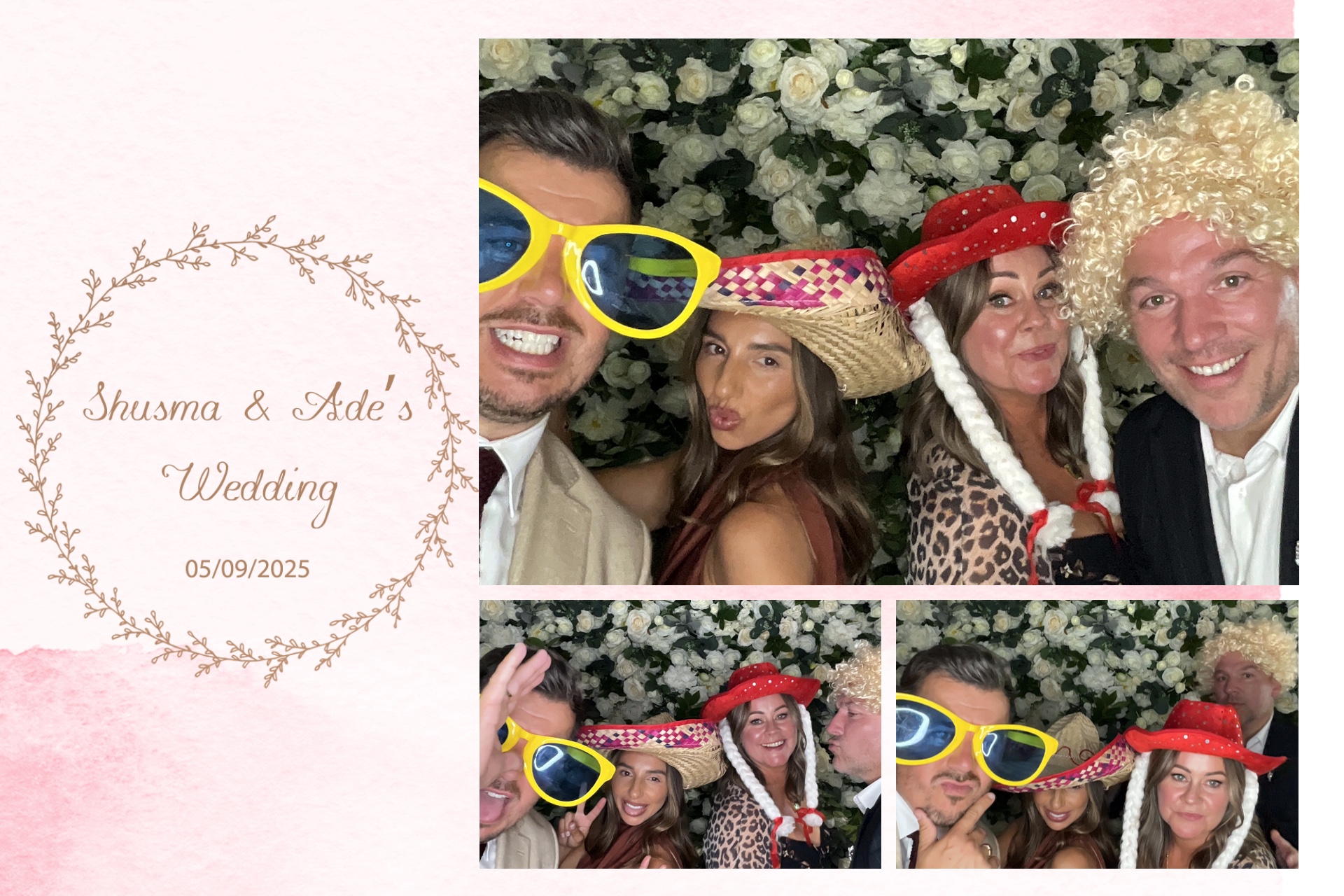 Shusma & Ade’s Wedding photo booth images  | View more photos from the event at gallery.magicimages.uk/u/MagicImages/Shusma-Ade’s-Wedding-photo-booth-images