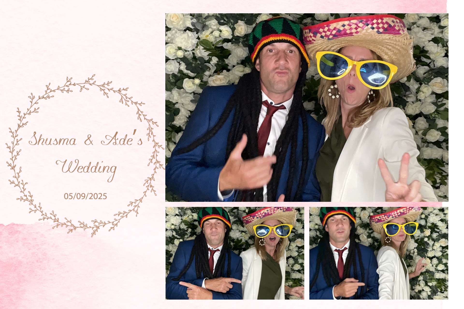 Shusma & Ade’s Wedding photo booth images  | View more photos from the event at gallery.magicimages.uk/u/MagicImages/Shusma-Ade’s-Wedding-photo-booth-images