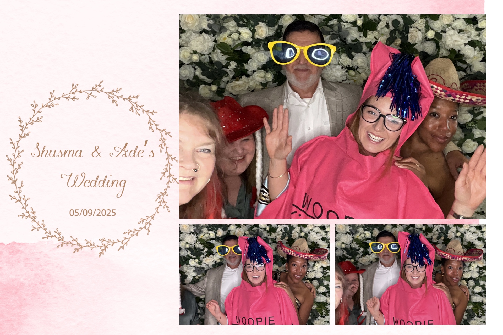 Shusma & Ade’s Wedding photo booth images  | View more photos from the event at gallery.magicimages.uk/u/MagicImages/Shusma-Ade’s-Wedding-photo-booth-images